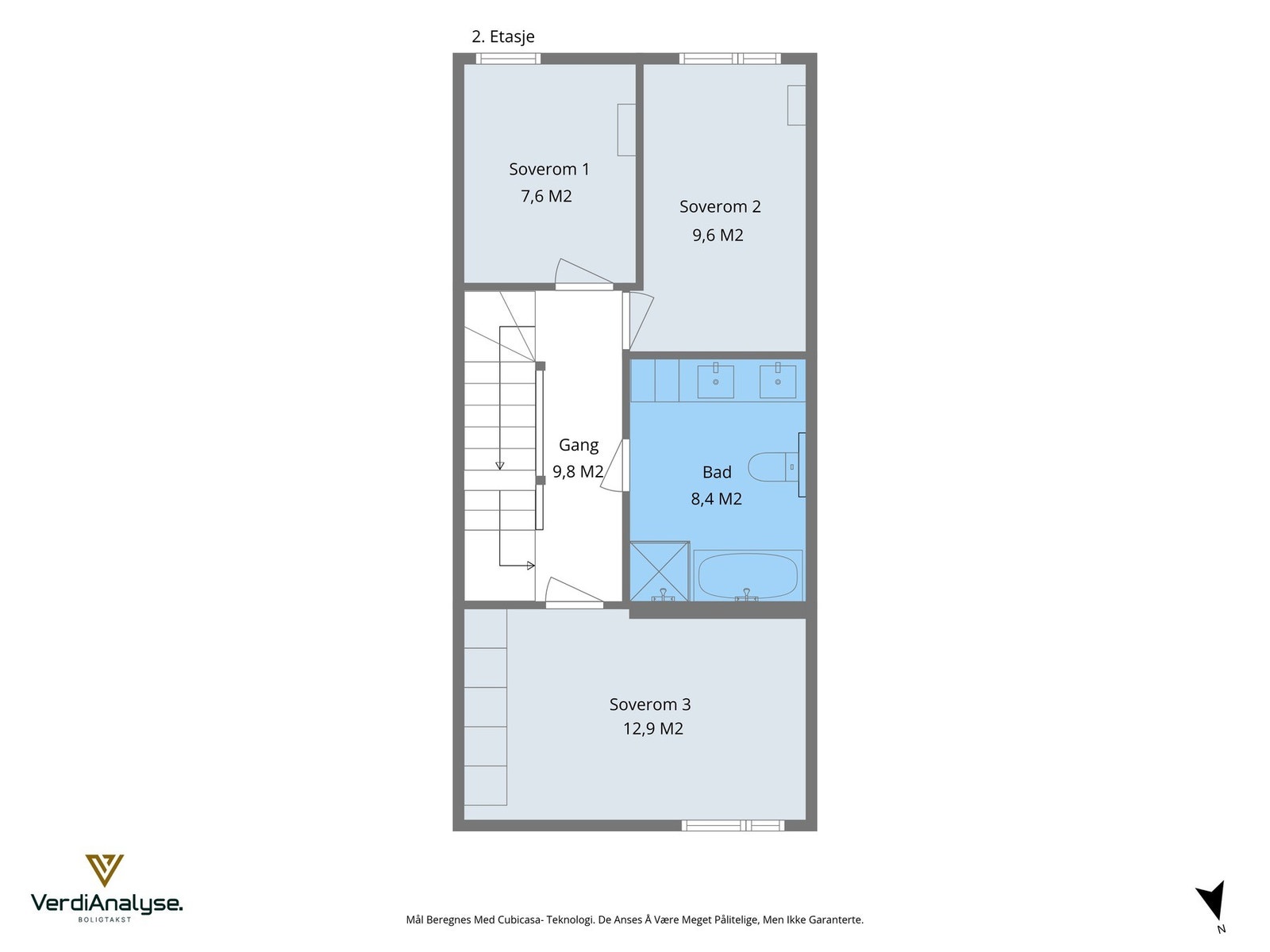 Planskisse 2. etasje Galleribilde