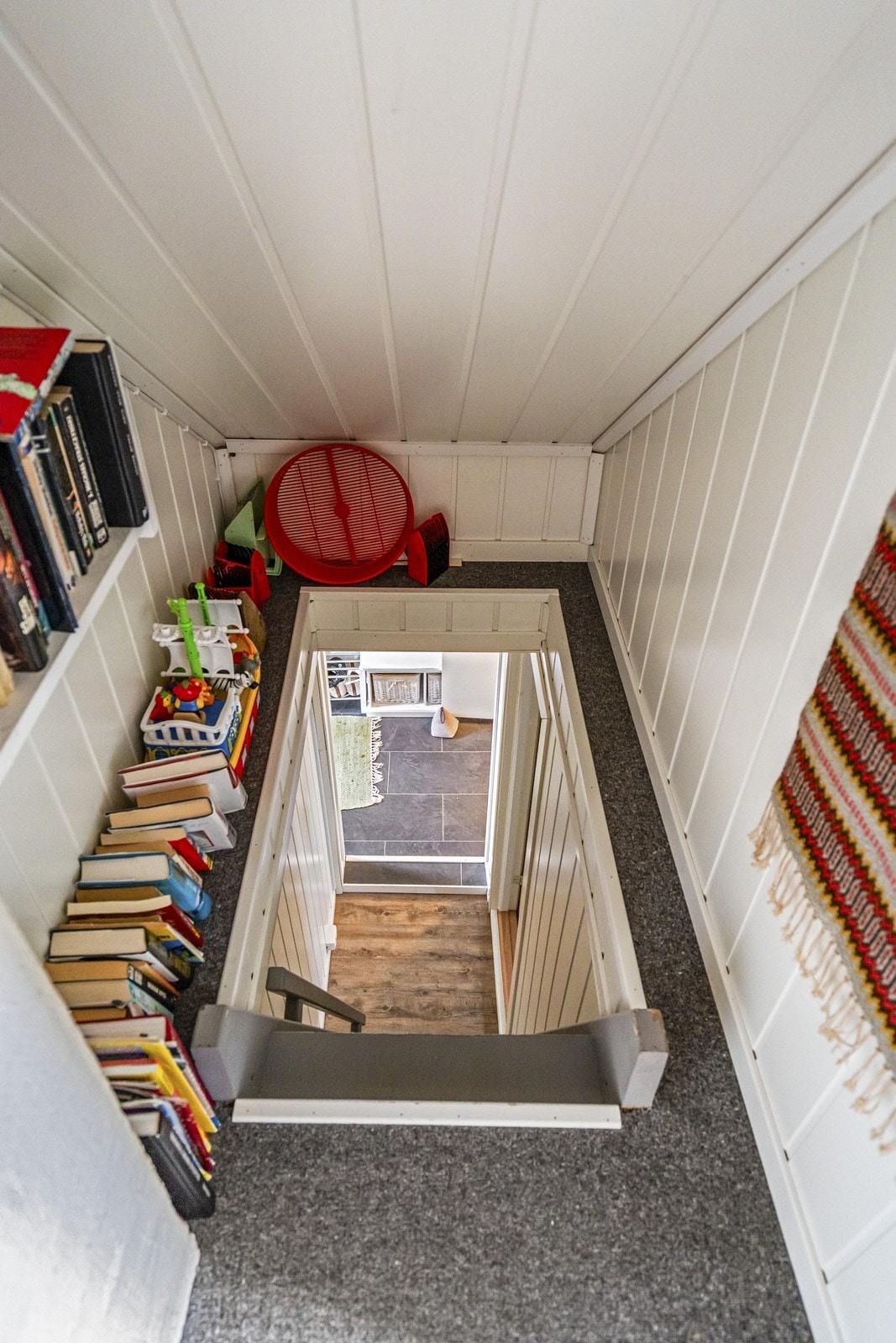 Trappa opp til loftet. Galleribilde