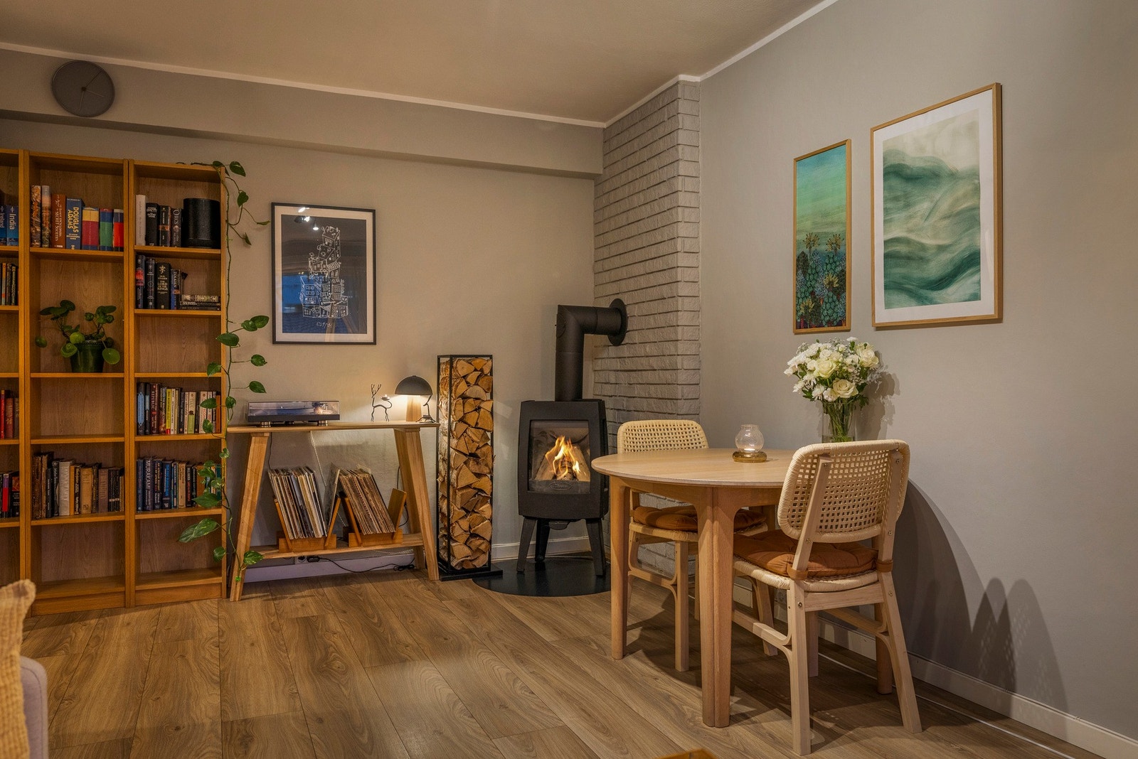 Lun kveldsstemning Galleribilde