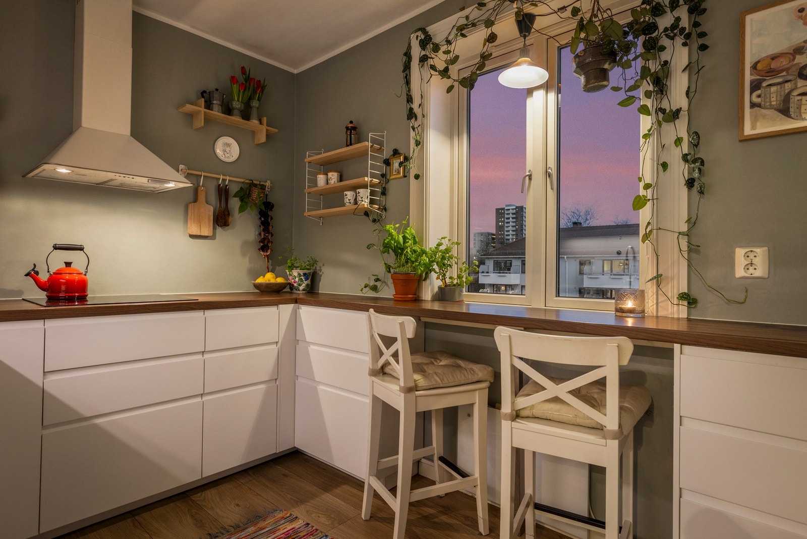 Lun kveldsstemning Galleribilde