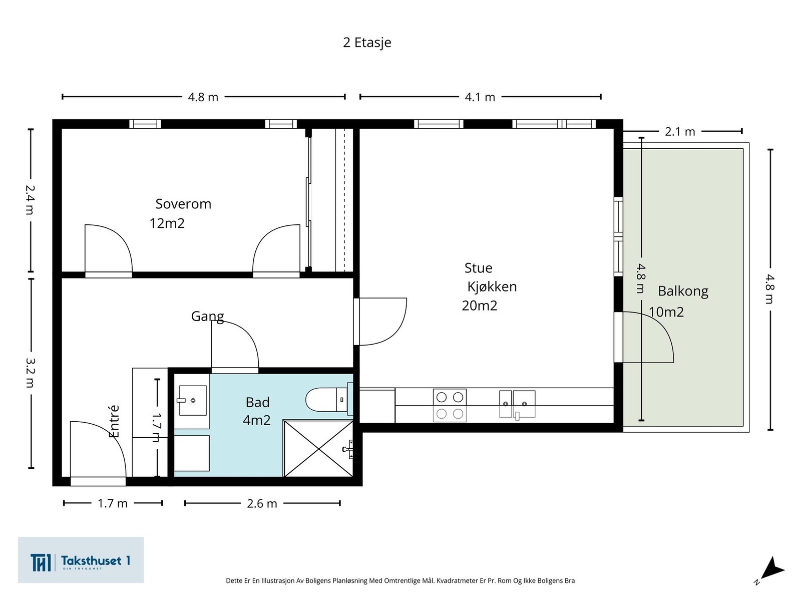 Planskisse Galleribilde