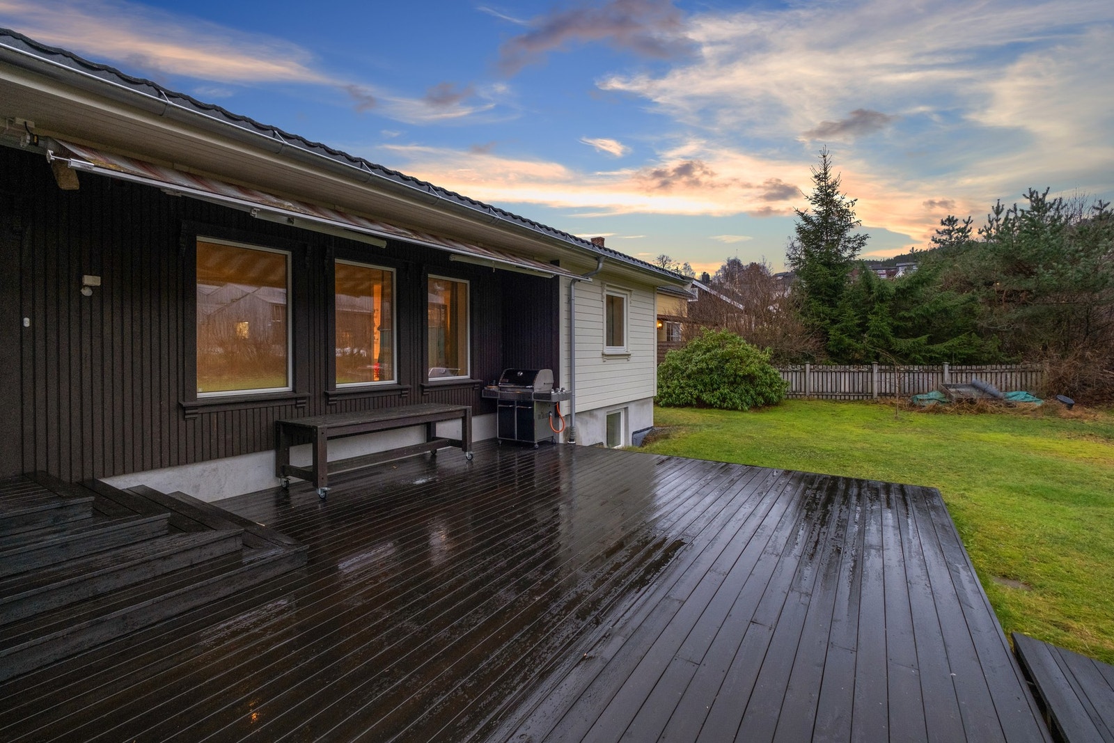 Terrasse på 42 kvm. Galleribilde