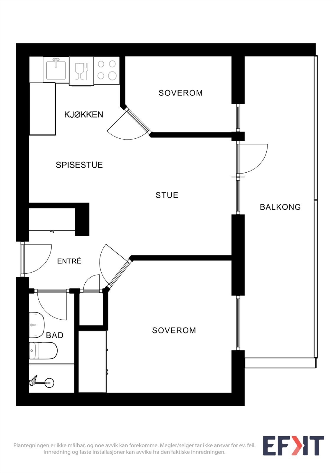 Plantegning Galleribilde