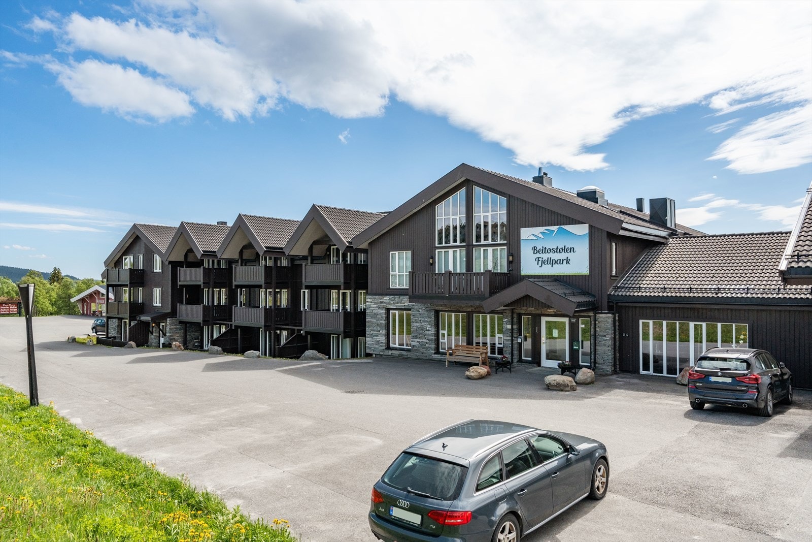 Sameiet Beitostølen Fjellpark ligger svært sentrumsnært. Galleribilde