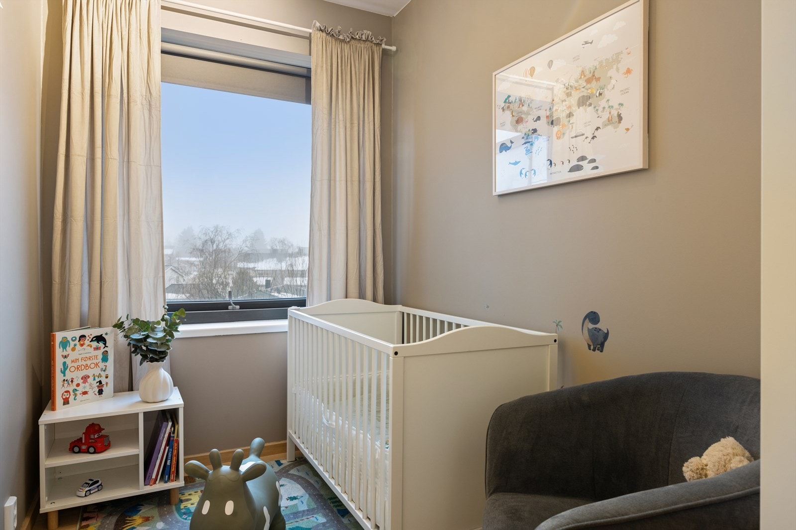 Soverom II er ca. 6 m². Galleribilde