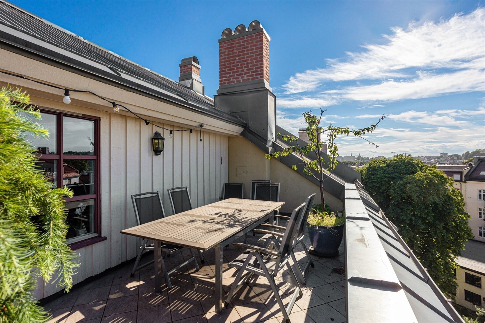 Herlig felles takterrasse med sol Sol hele dagen. Galleribilde