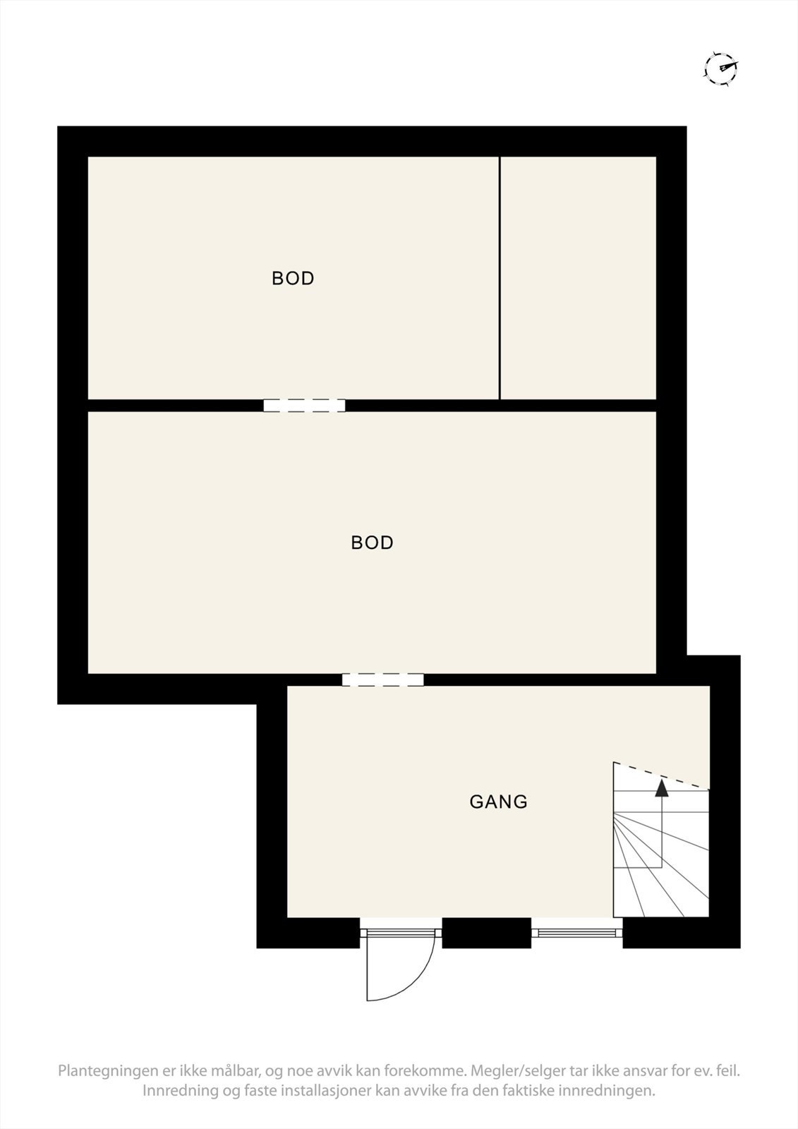 Garasje, kjeller - Se punkt "ferdigattest". Galleribilde