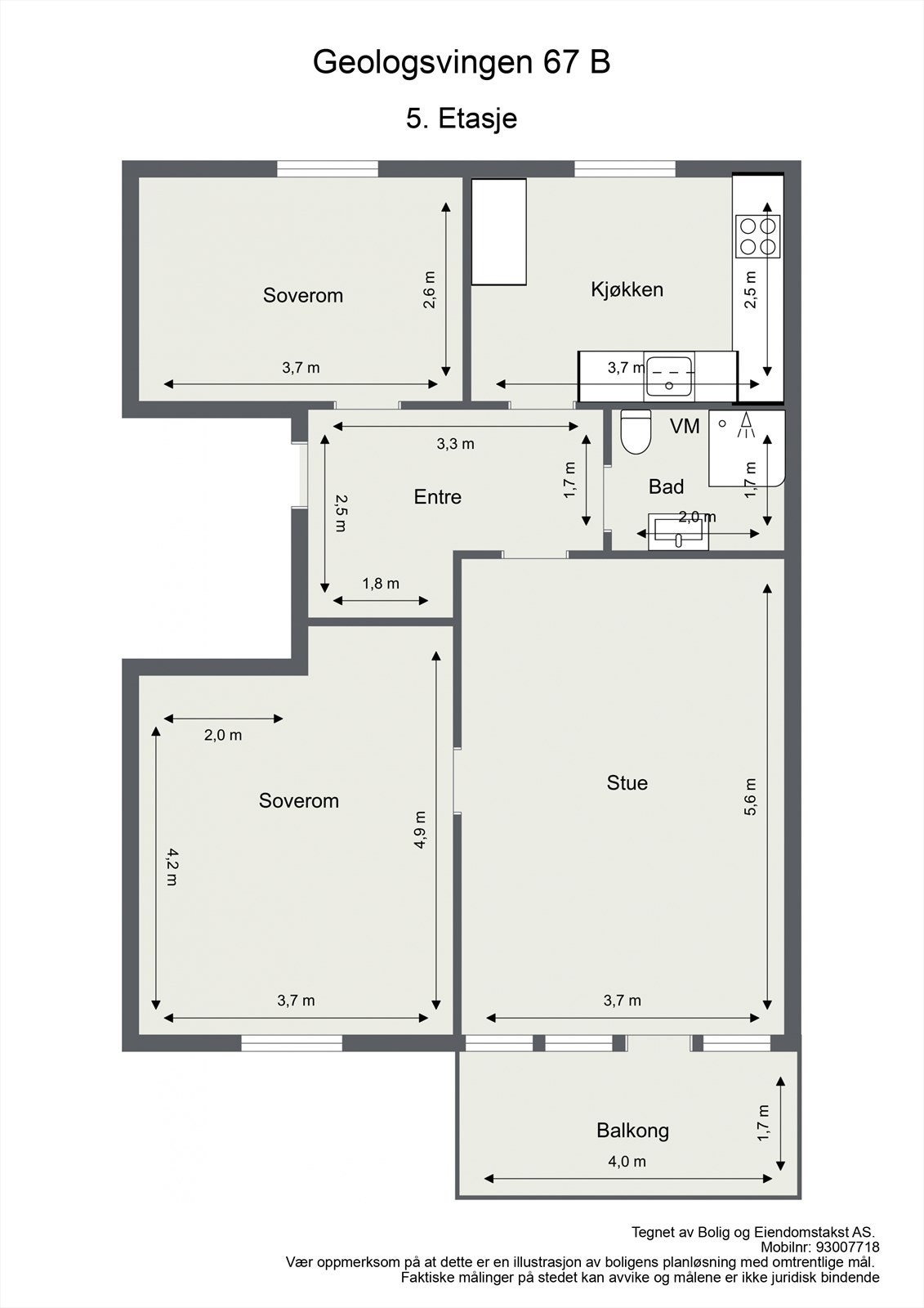 Plantegning Galleribilde