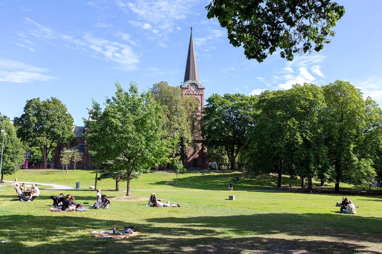 Sofienbergparken - grønt, åpent og perfekt for piknik og solrike dager. Galleribilde