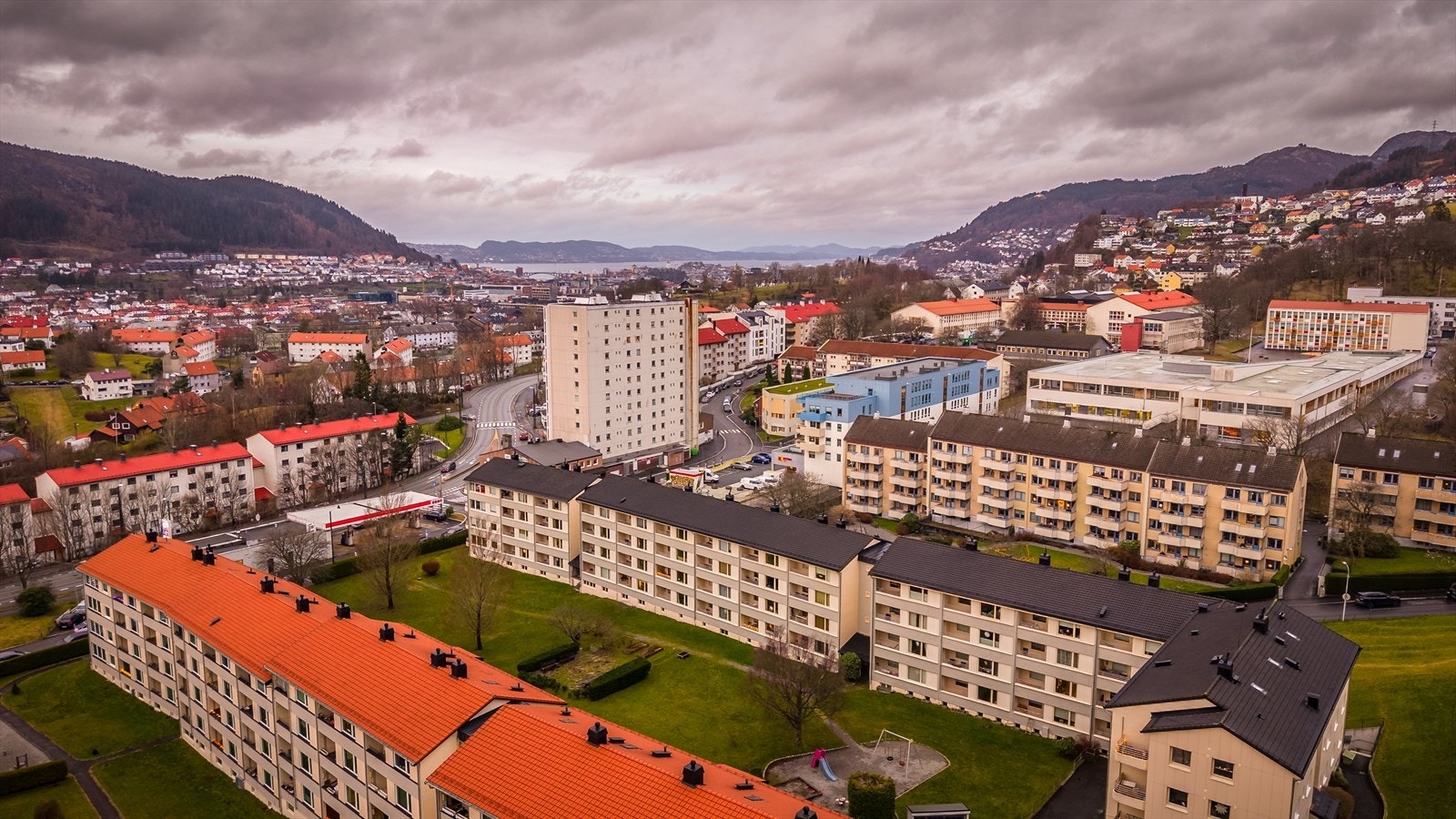 Ny-Landås Borettslag består av 64 leiligheter Galleribilde