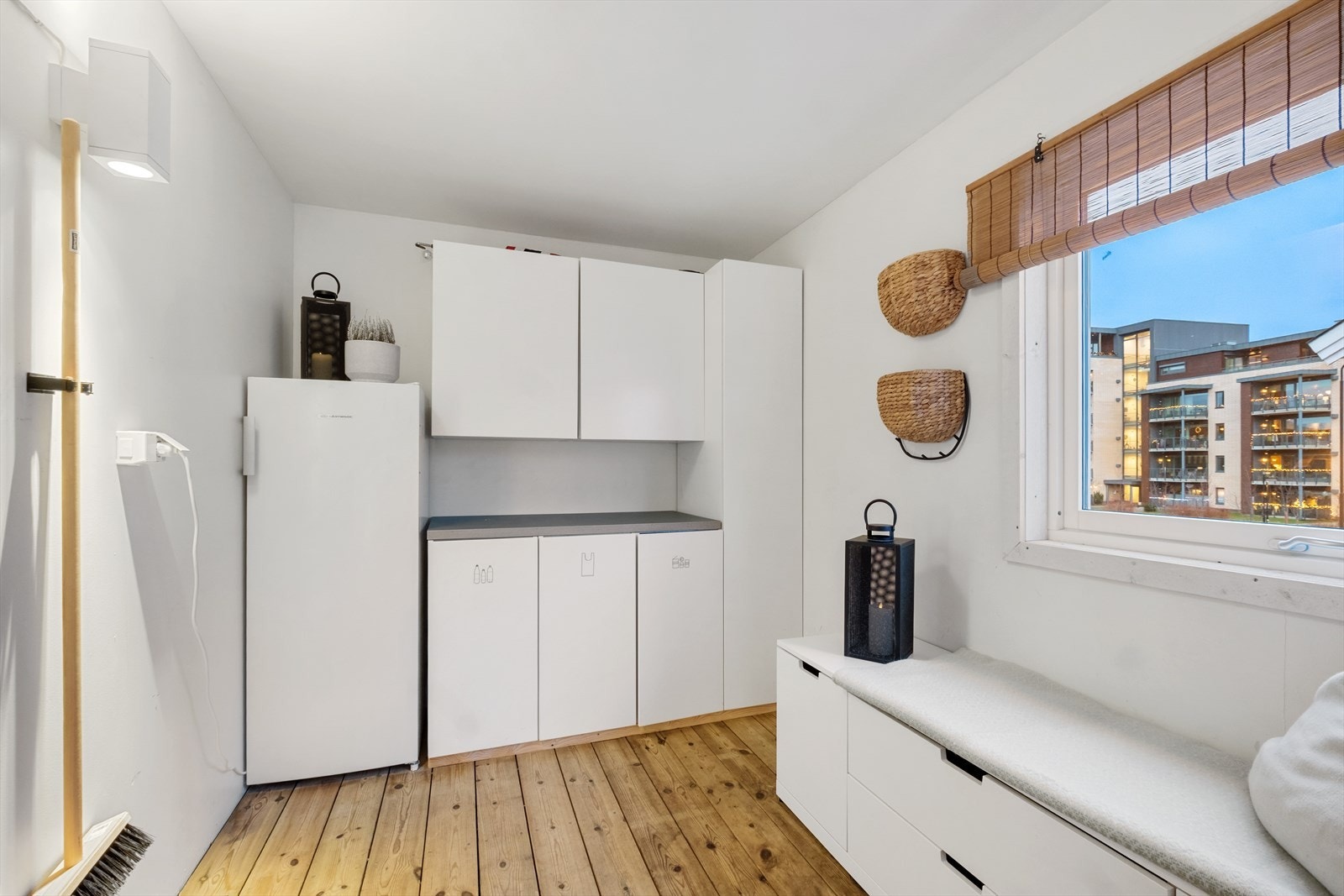 Her får du et svært praktisk innbygget adkomstparti Galleribilde