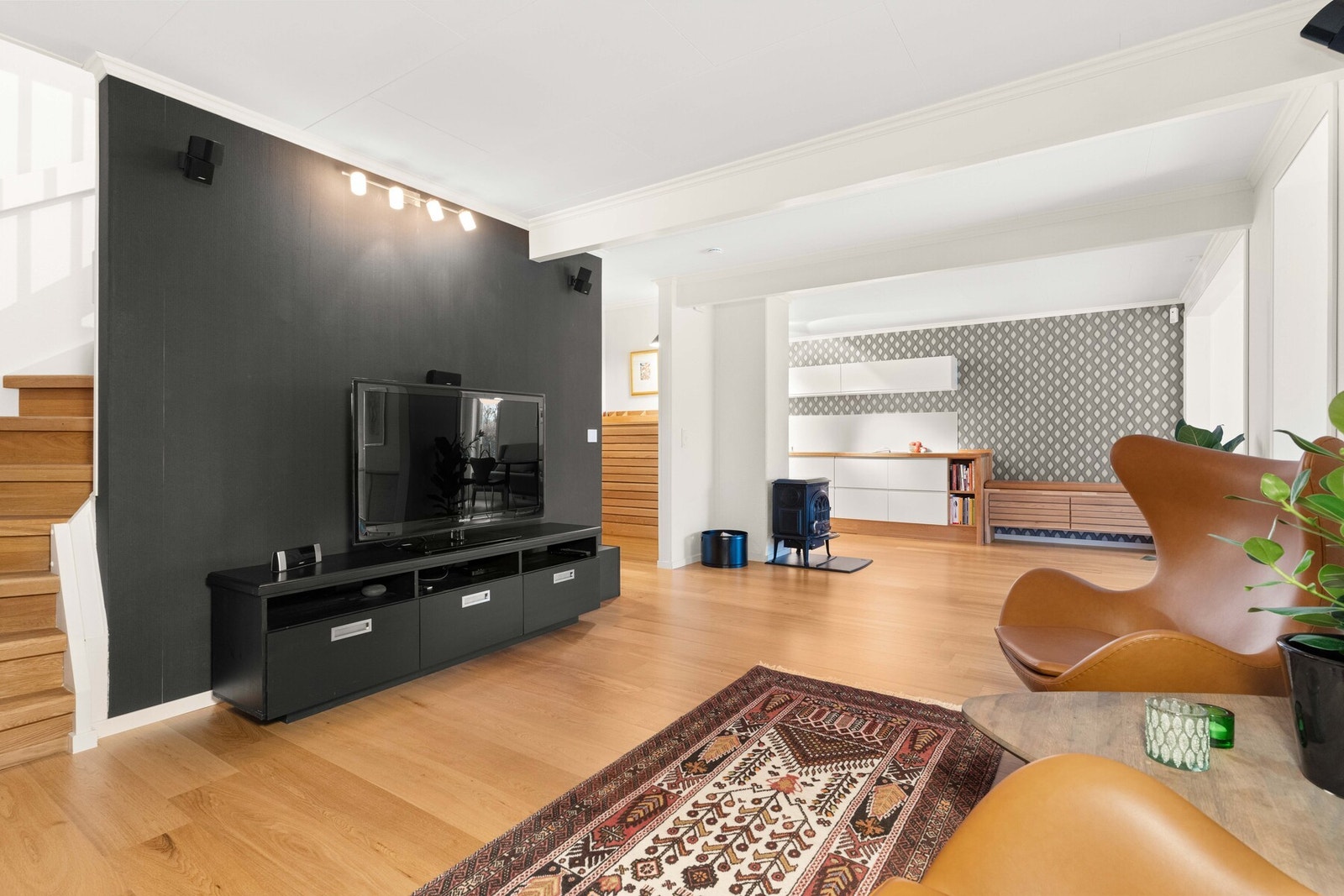 Herfra har du tilgang til trappene som tar deg mellom etasjene. Galleribilde