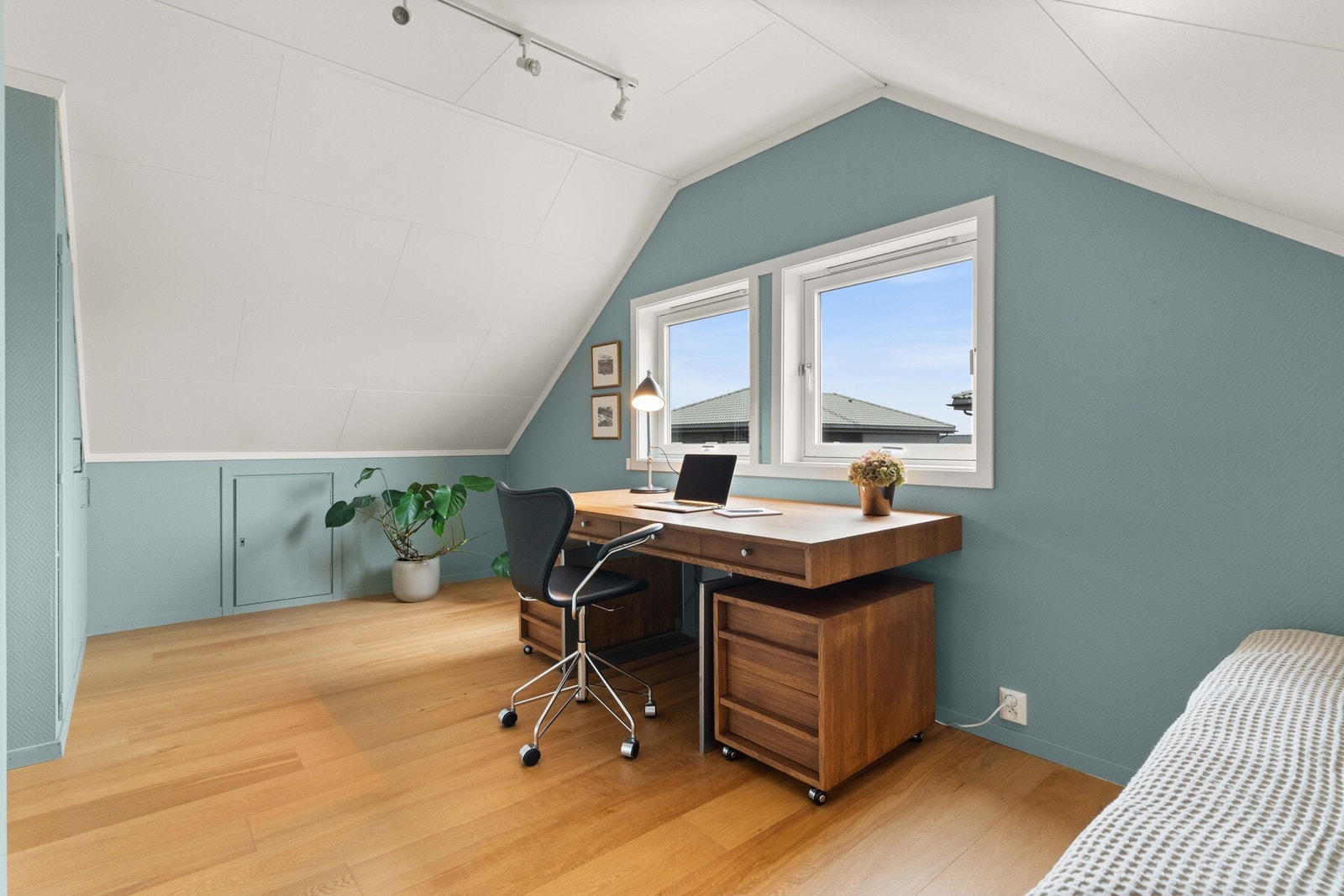 Rommet passer godt som barnerom, gjesterom eller kontor. Galleribilde