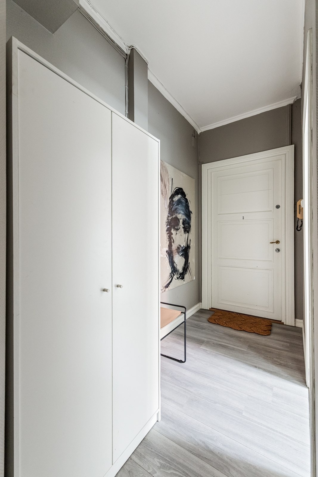 Her er det plass til garderobeskap for oppheng av yttertøy. Galleribilde