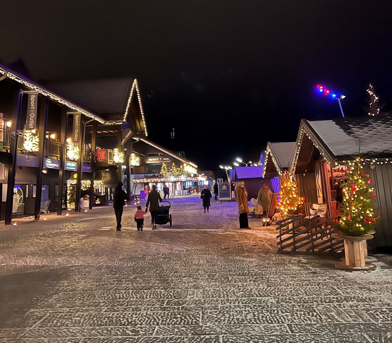 Gågate Geilo sentrum Galleribilde