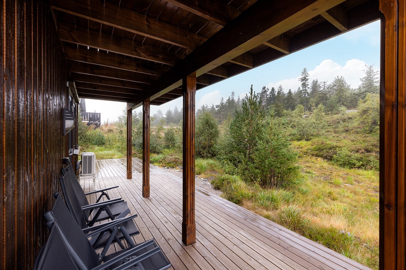 Det er tilrettelagt for jacuzzi på uteområdet. Galleribilde