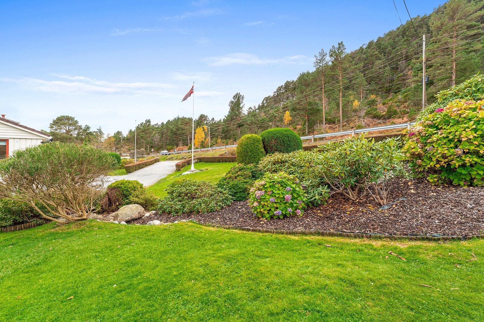 Flott, opparbeidet hage Galleribilde