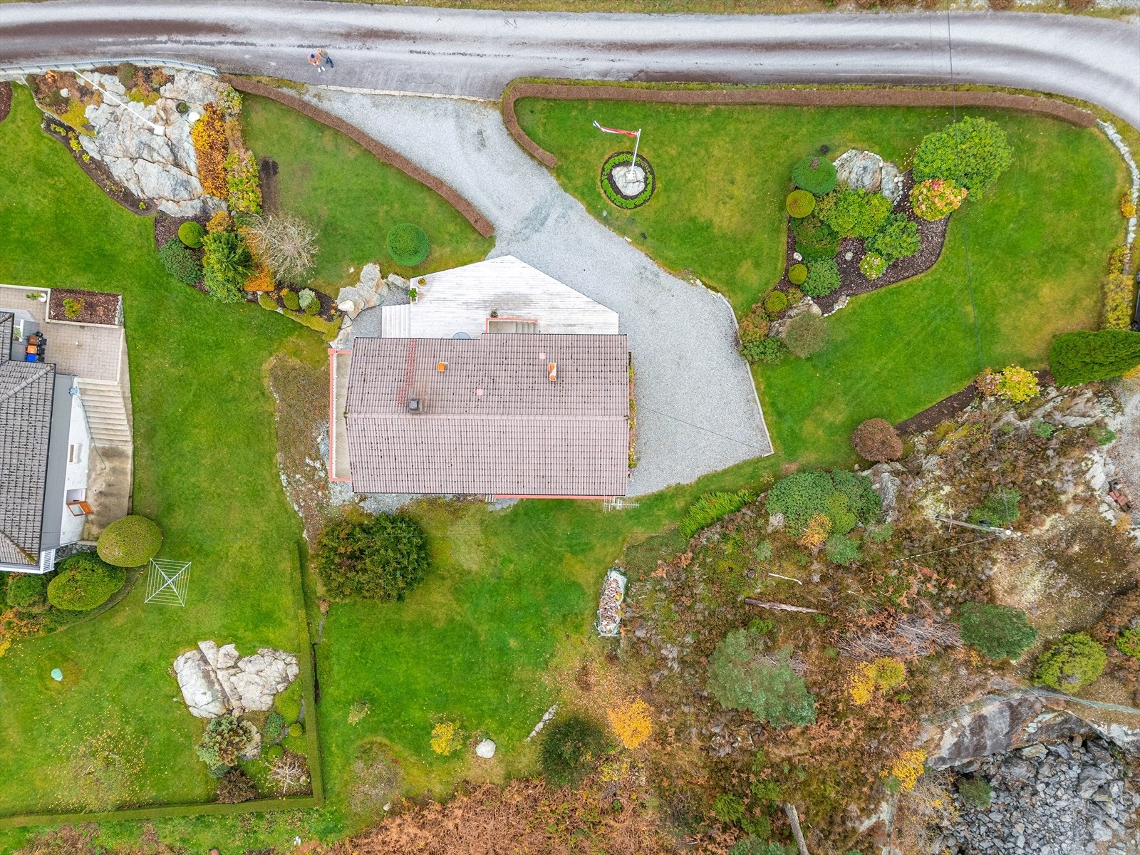 Stor, flott tomt Galleribilde