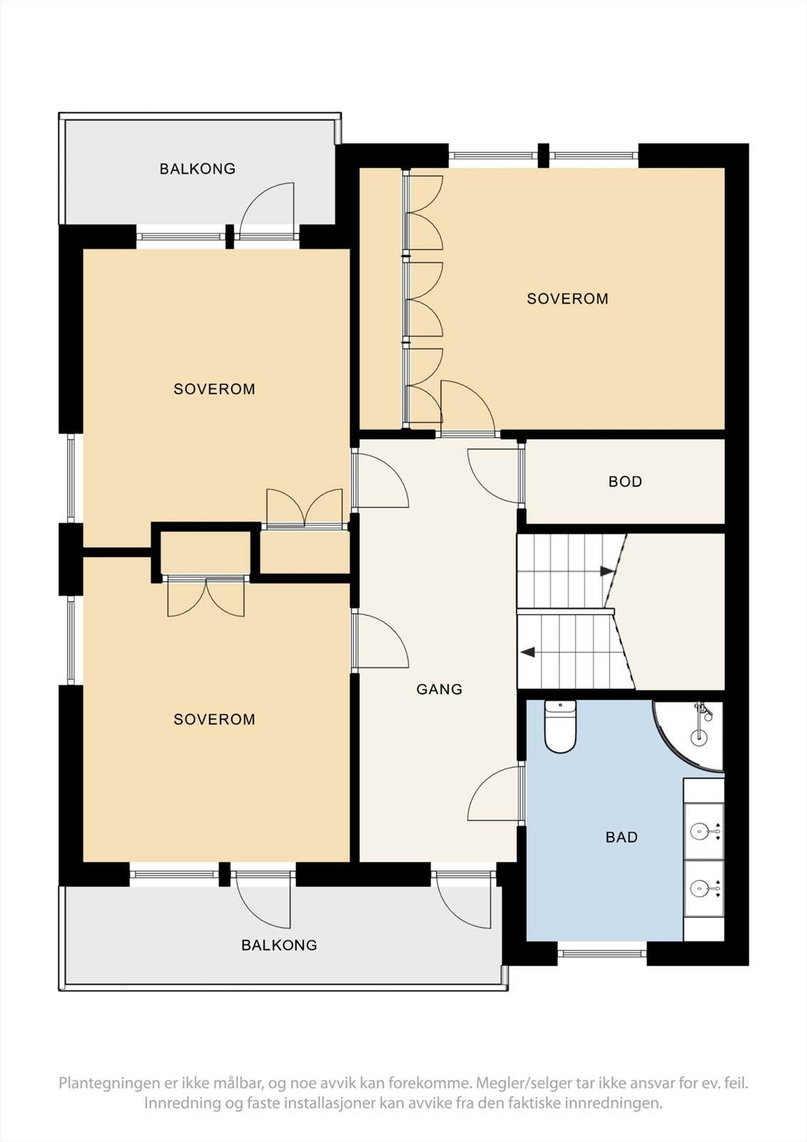 Plantegninger 2. etasje Galleribilde