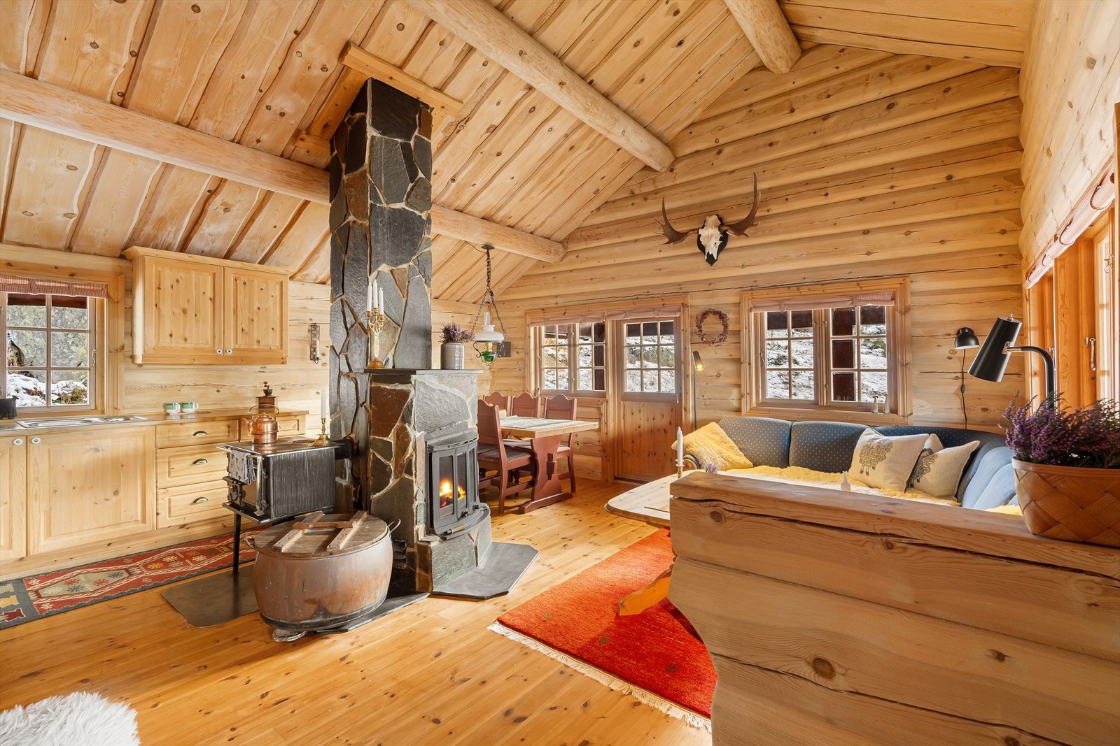 God, luftig takhøyde Galleribilde