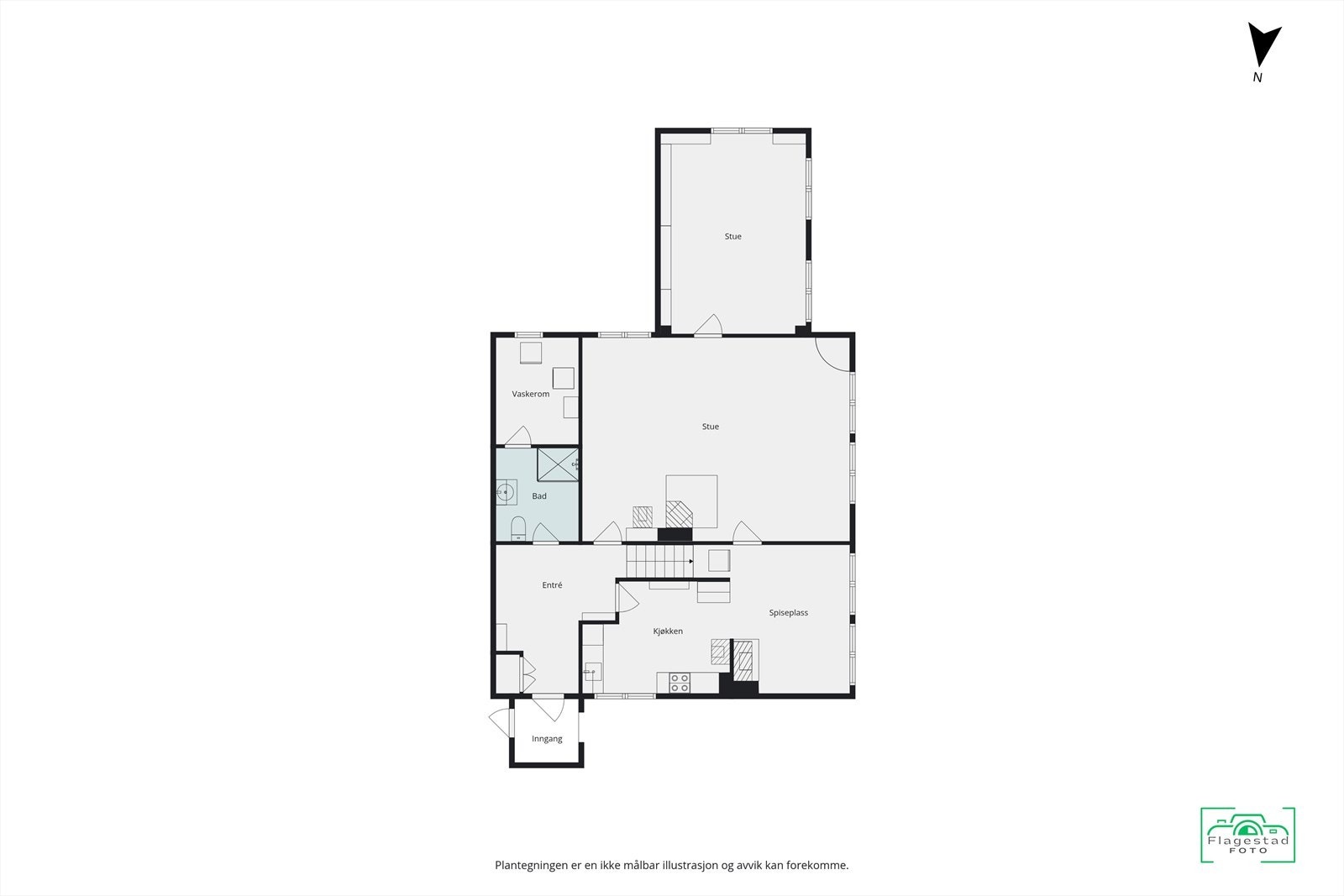 Plantegning - Første etasje Galleribilde
