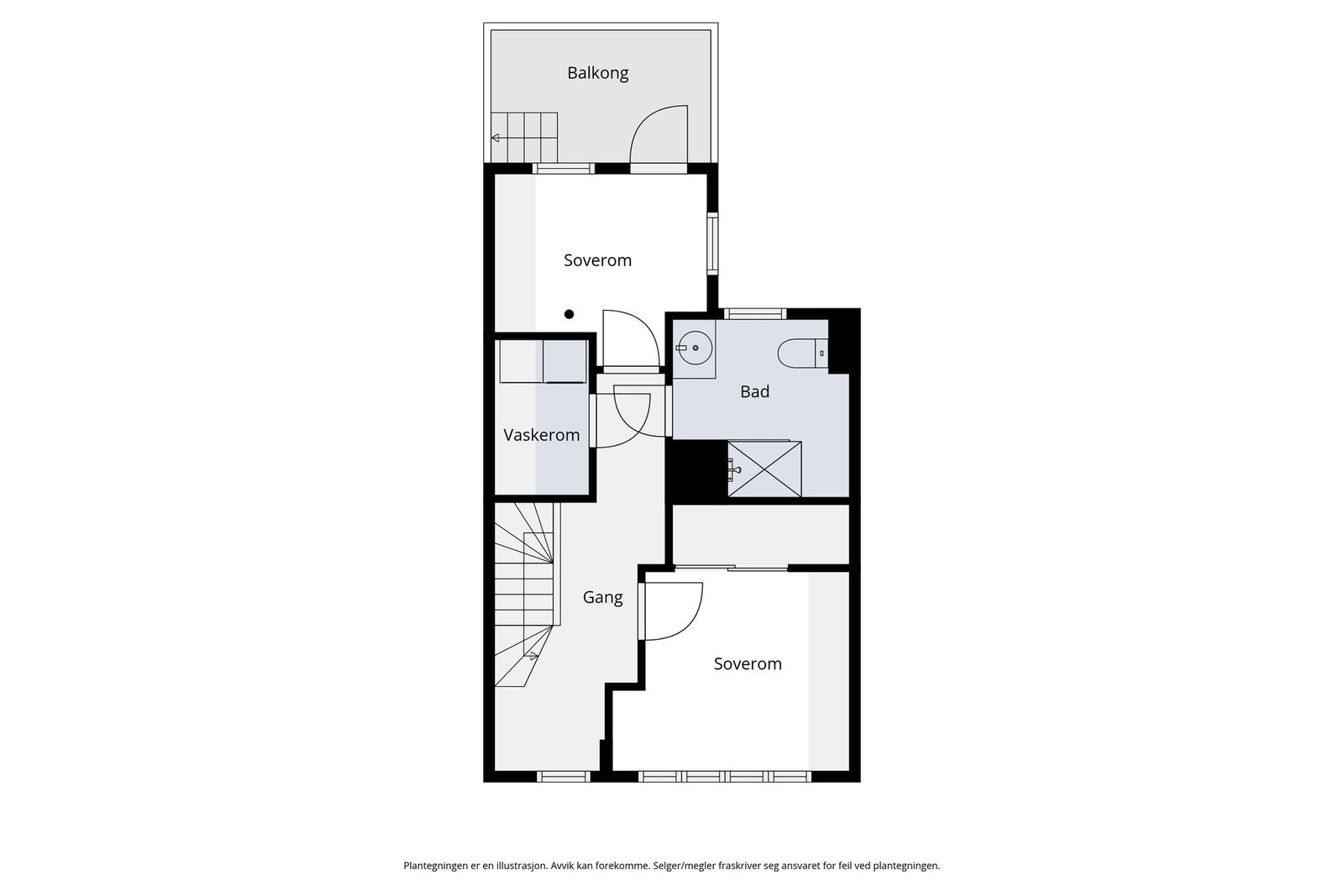 Plantegning 2. etasje. Galleribilde