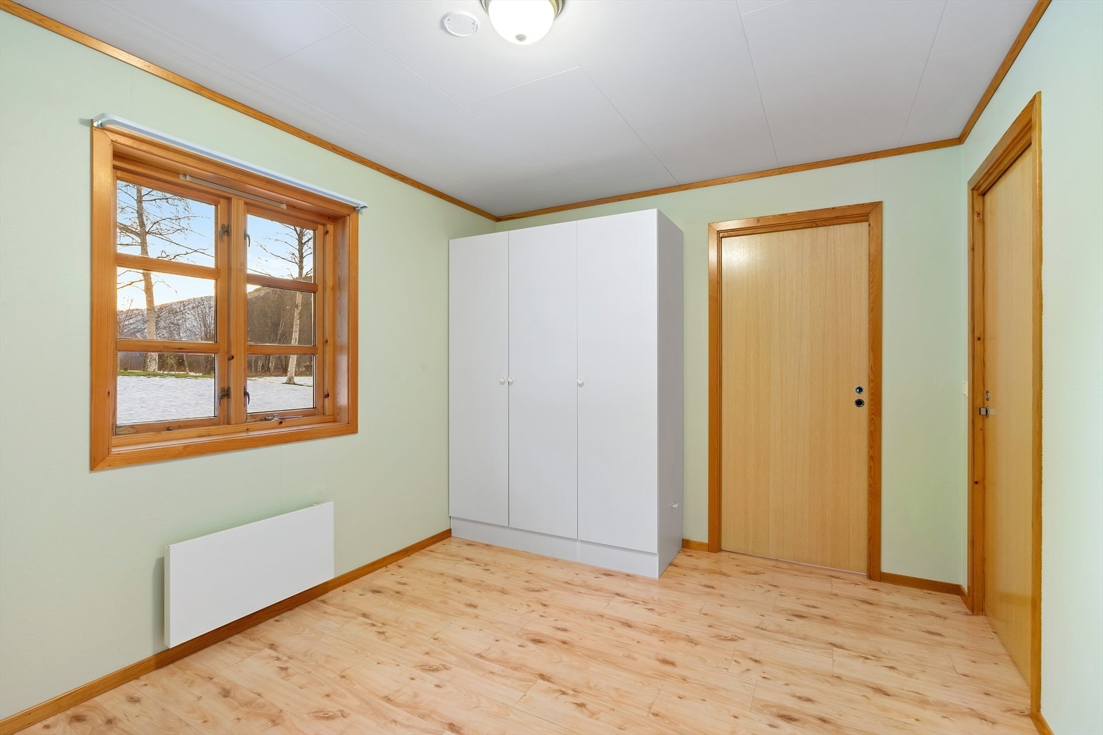 Her har man skyvedør både mot badet og mot stue. Galleribilde