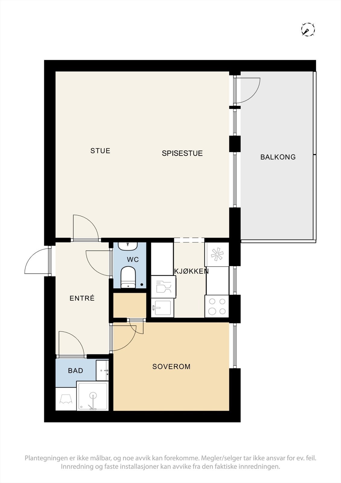 Plantegning 3. etg Galleribilde