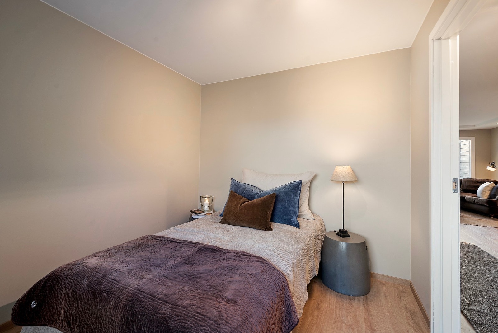 Leiligheten har 1 soverom Galleribilde