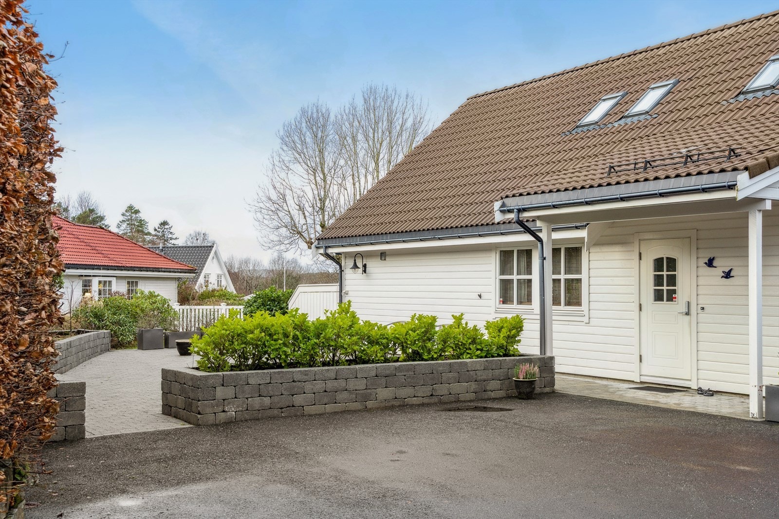 Pent og opparbeidet inngangsparti. Galleribilde