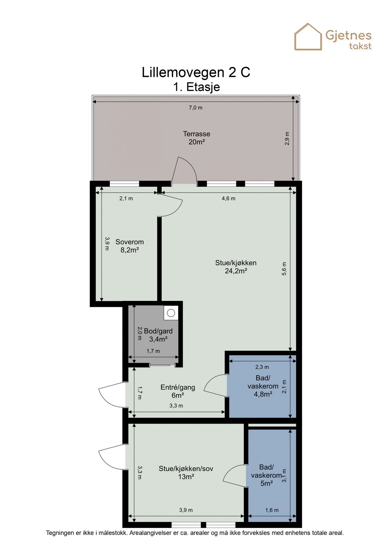 Plantegning Galleribilde