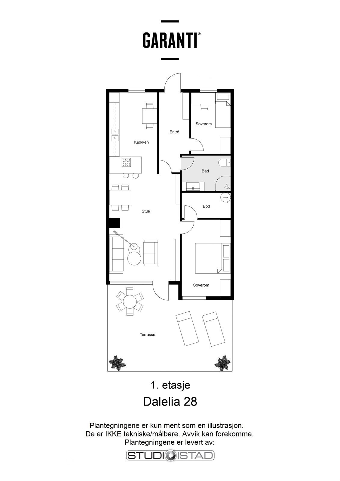 Plantegning Galleribilde