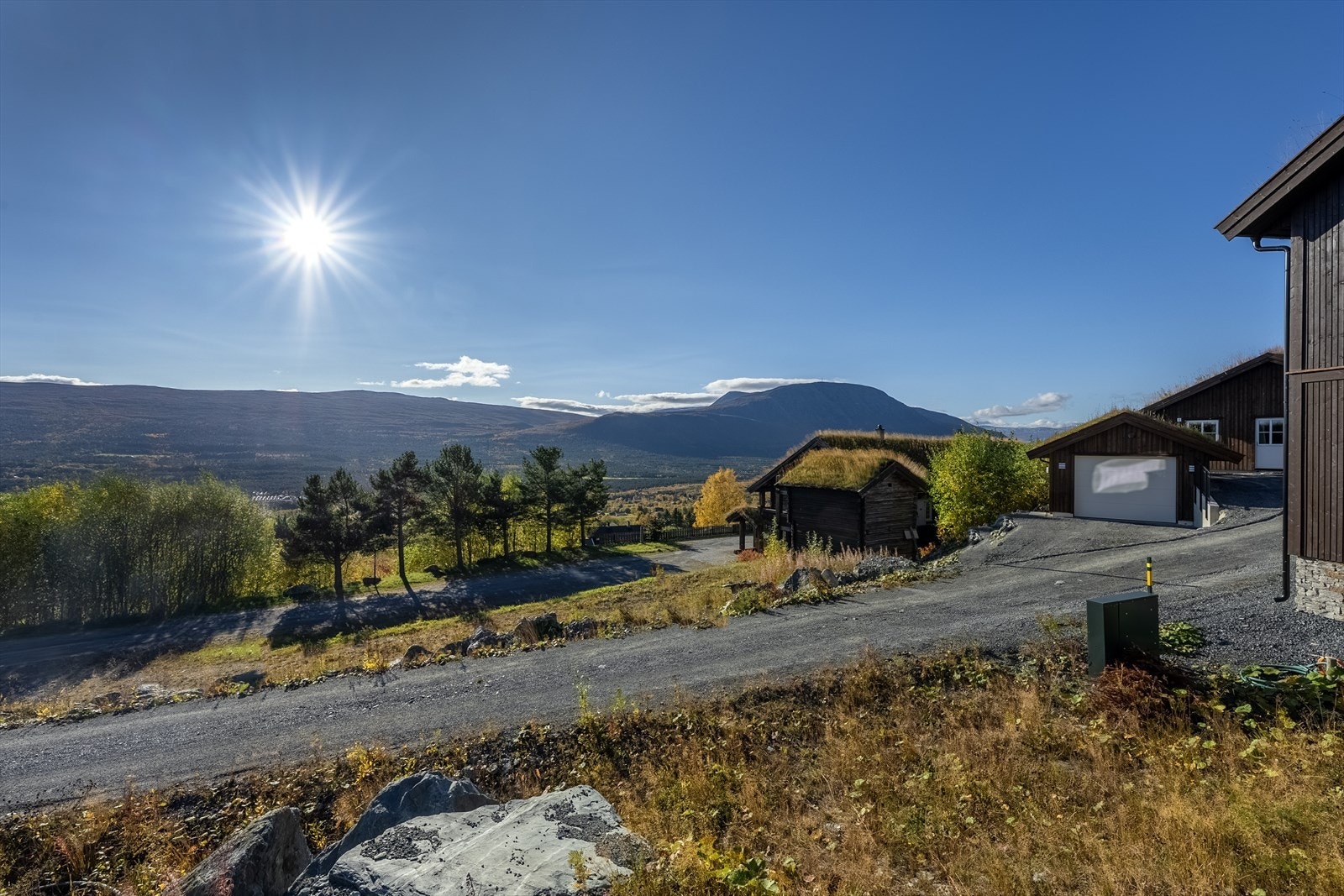 Utsikt fra tomt H5 Galleribilde