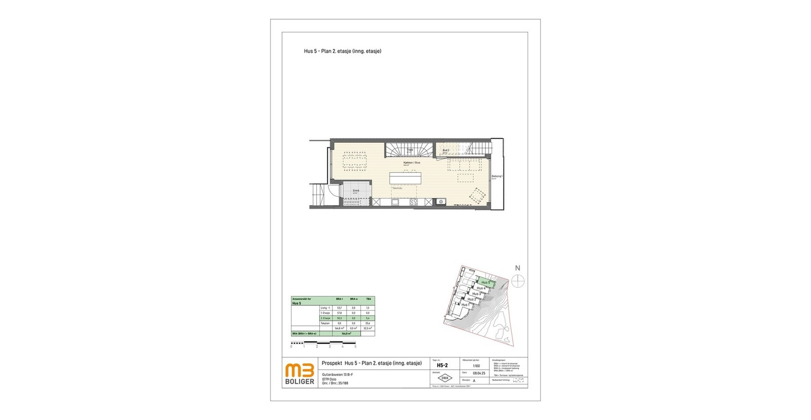 Planløsning hovedetasje Galleribilde
