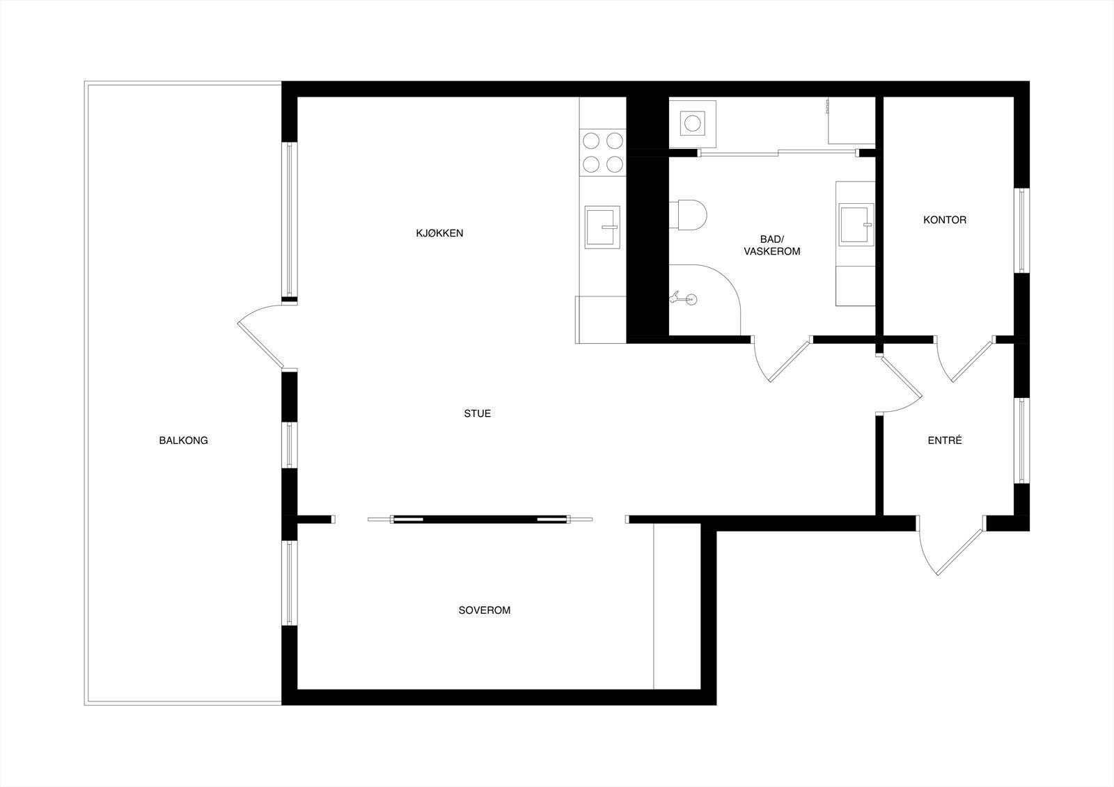 Planløsning. Galleribilde