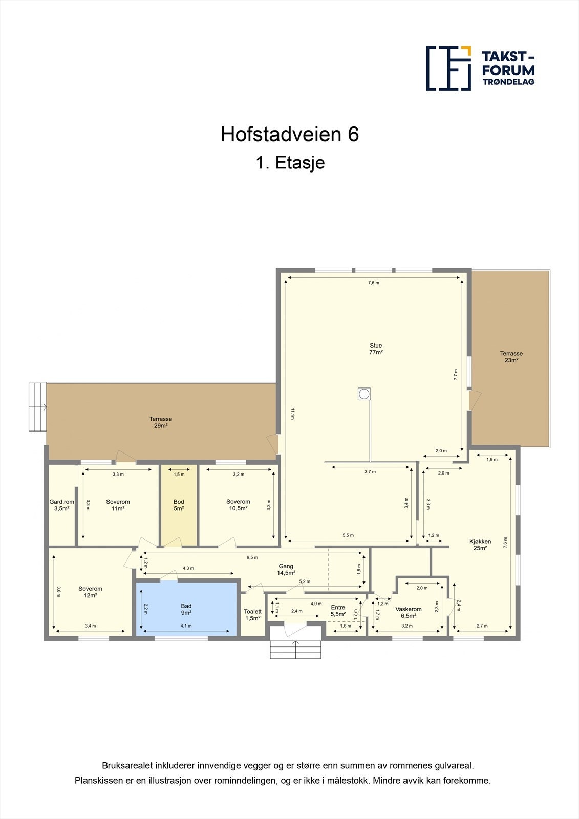 Plantegning Galleribilde