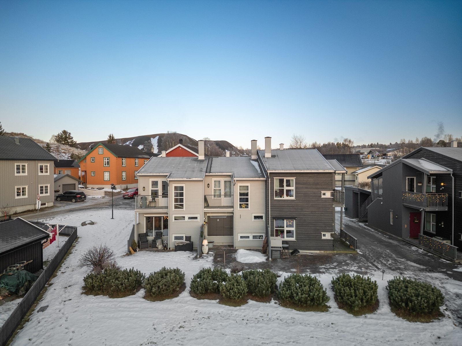 Leiligheten er en del av Skansen boligsameie som ble bygd i 2006. Galleribilde