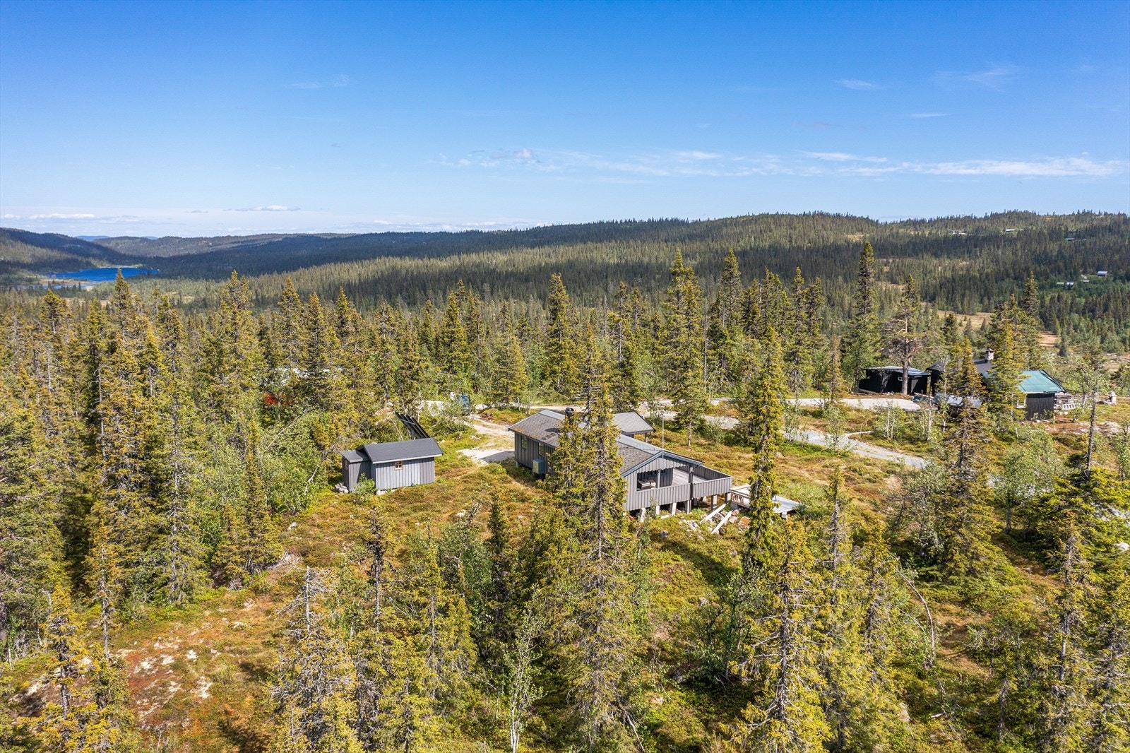 Her er det gode turmuligheter i nærområdet sommer som vinter, og kort vei inn til Vassfaret med sin vakre natur og rike dyreliv. Fotograf: Q Marketing Photo (Ingvild Sveen Joplassen) Galleribilde