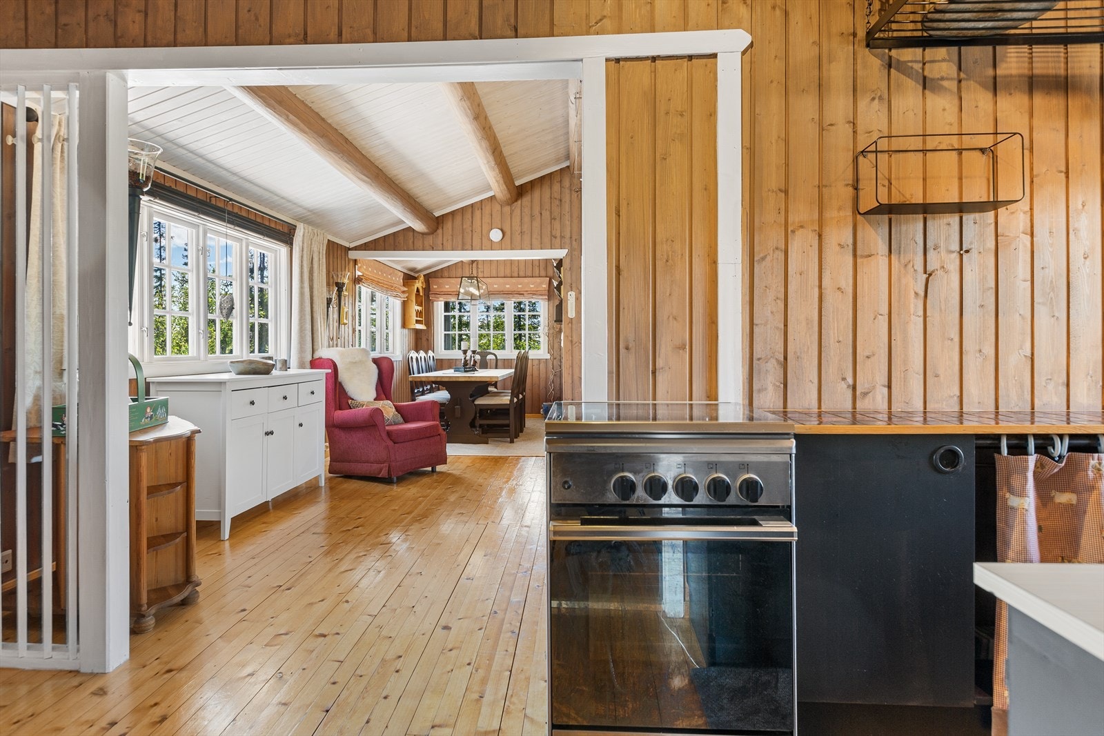 Her er det åpent, lyst og sosialt. Galleribilde