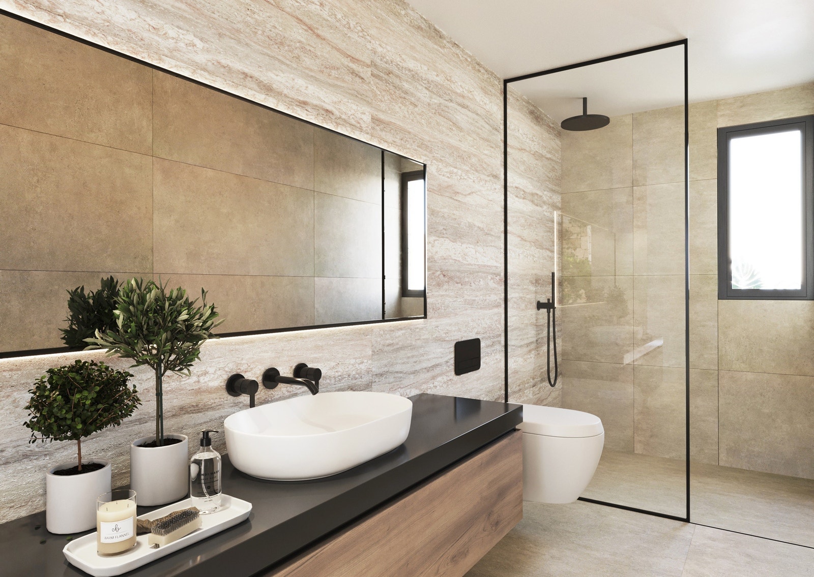 Alle bad har varmekabler Galleribilde