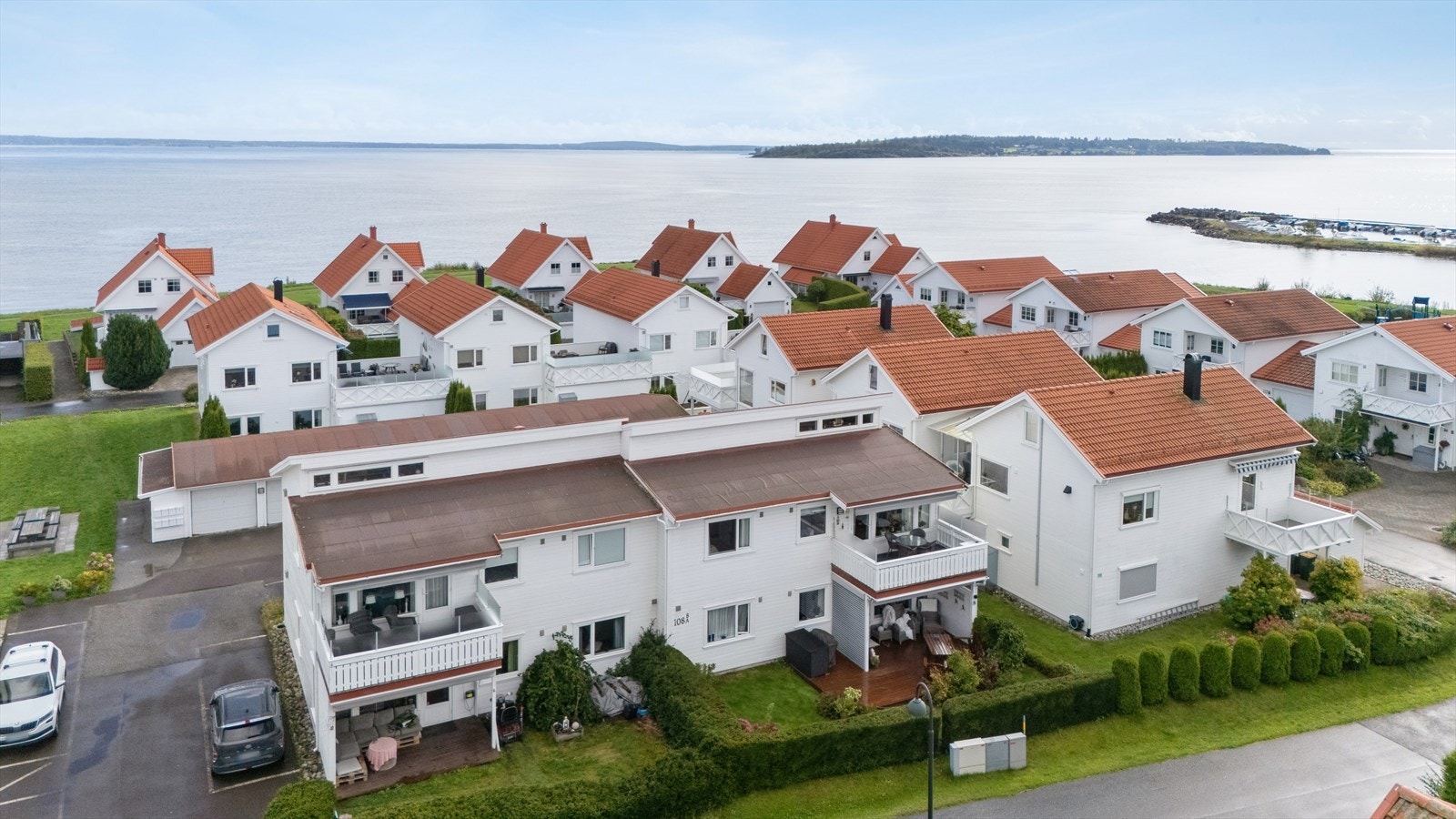 Områdebilde tatt med drone Galleribilde