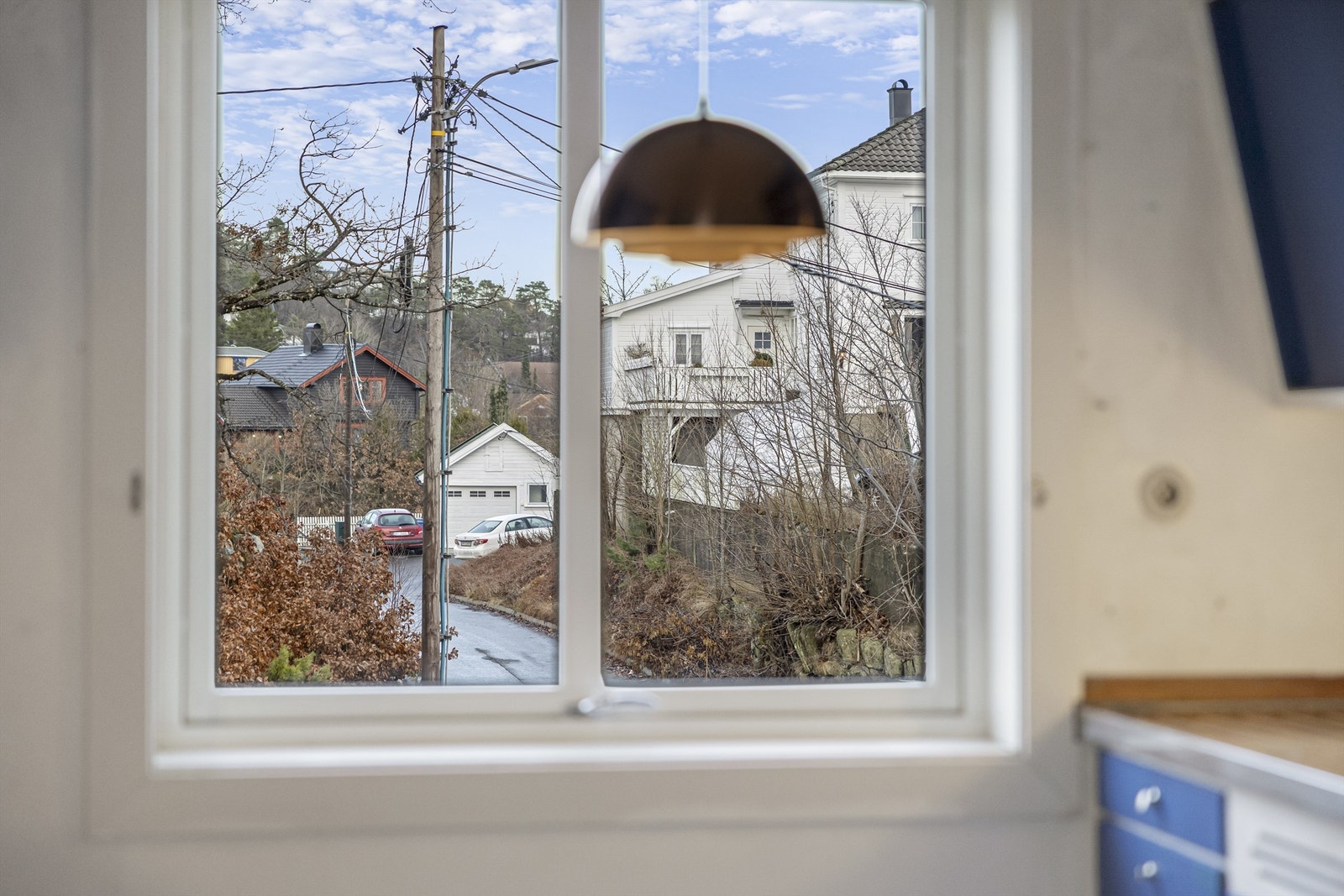 Utsikt fra kjøkkenet. Galleribilde