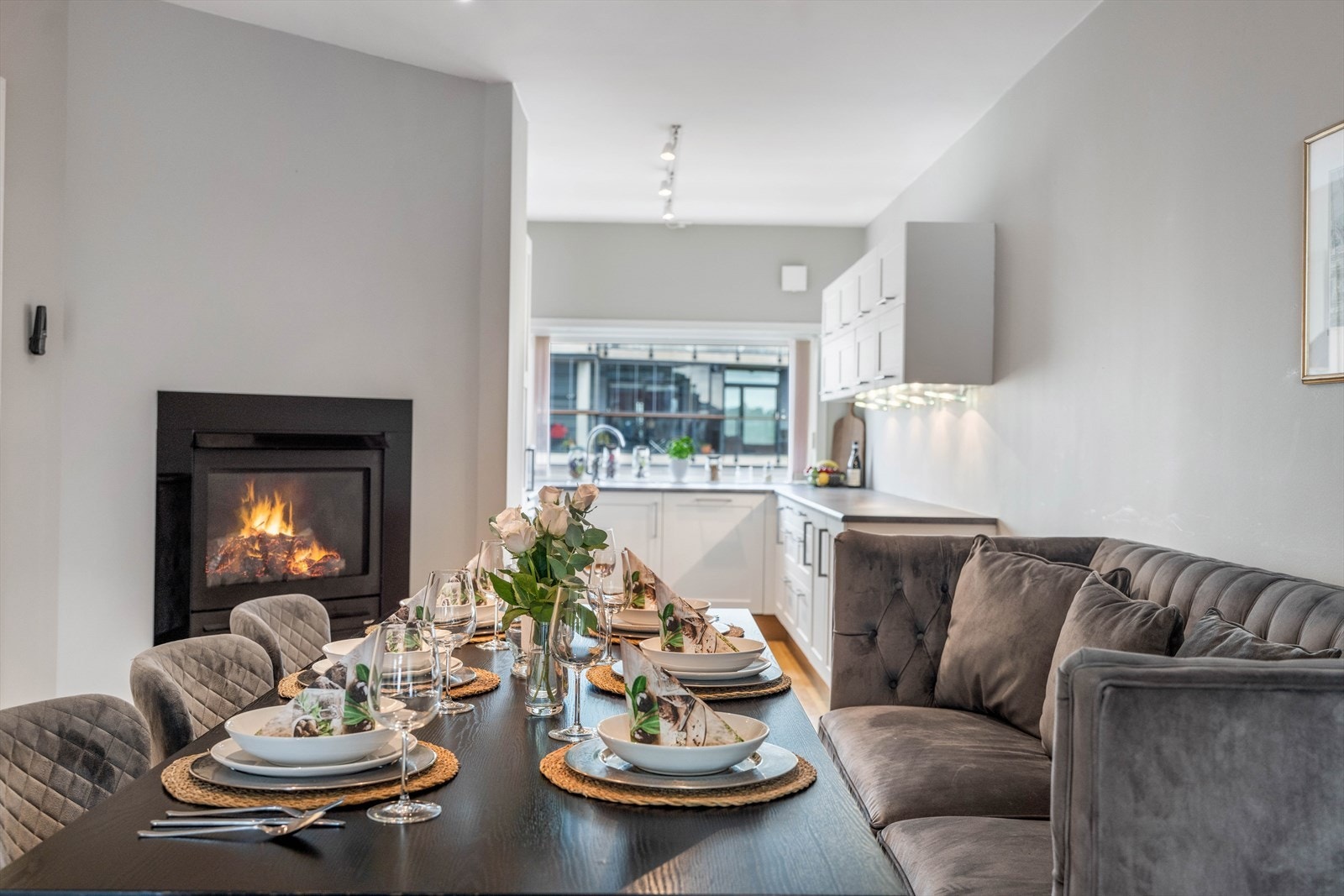 Spisestue med gasspeis Galleribilde