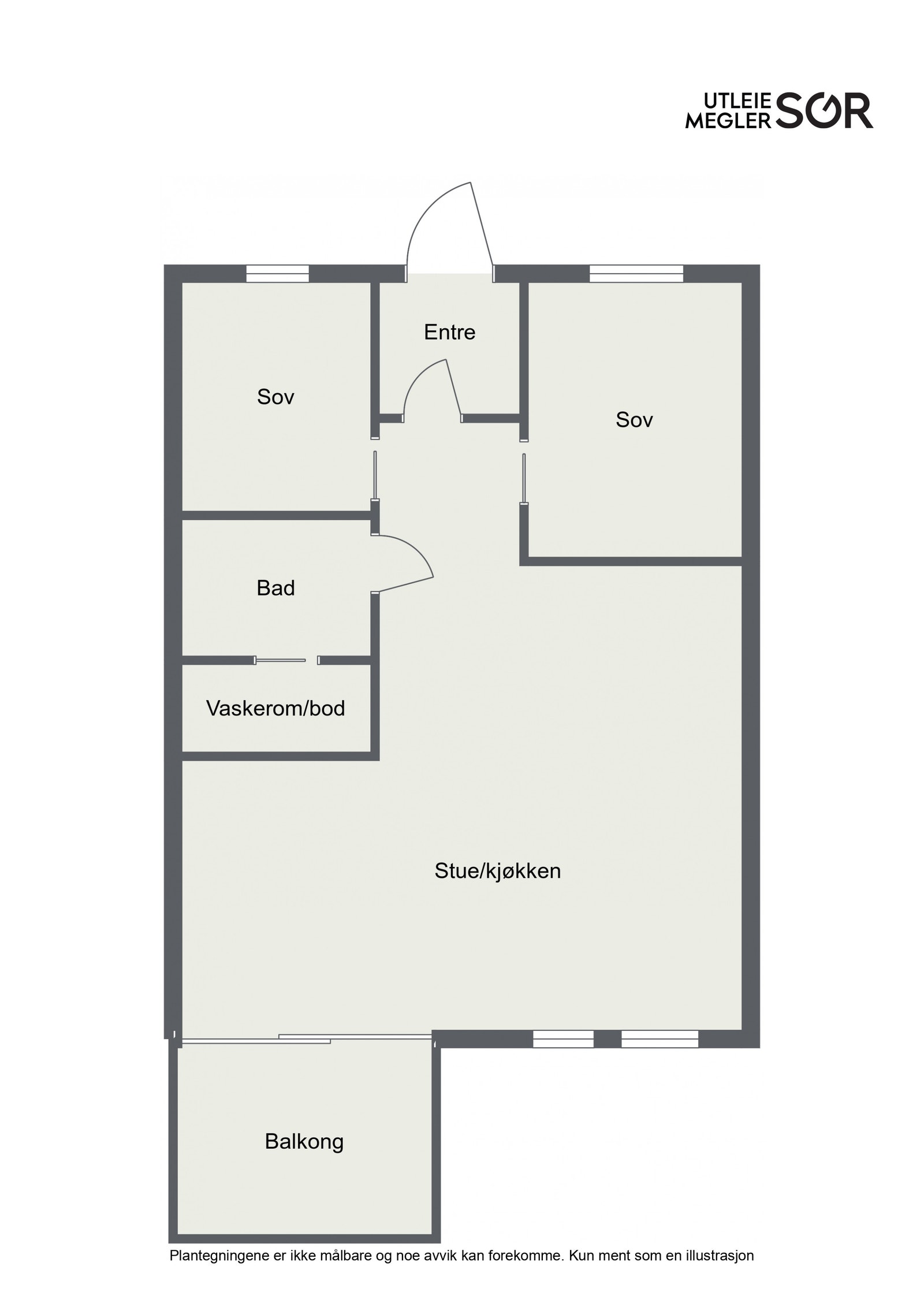 Plantegning av boligen. Galleribilde