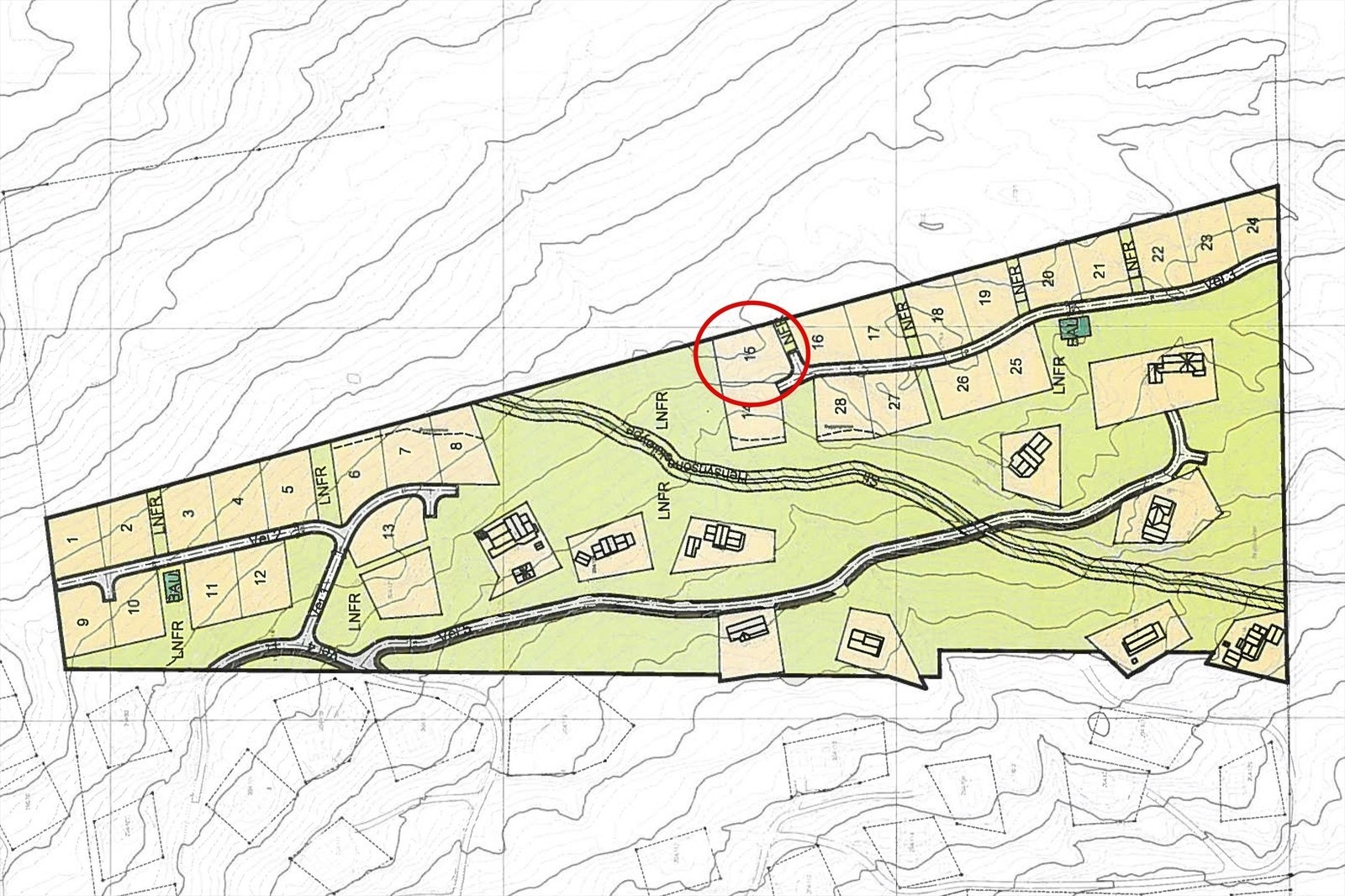 Utsnitt av plankart Galleribilde