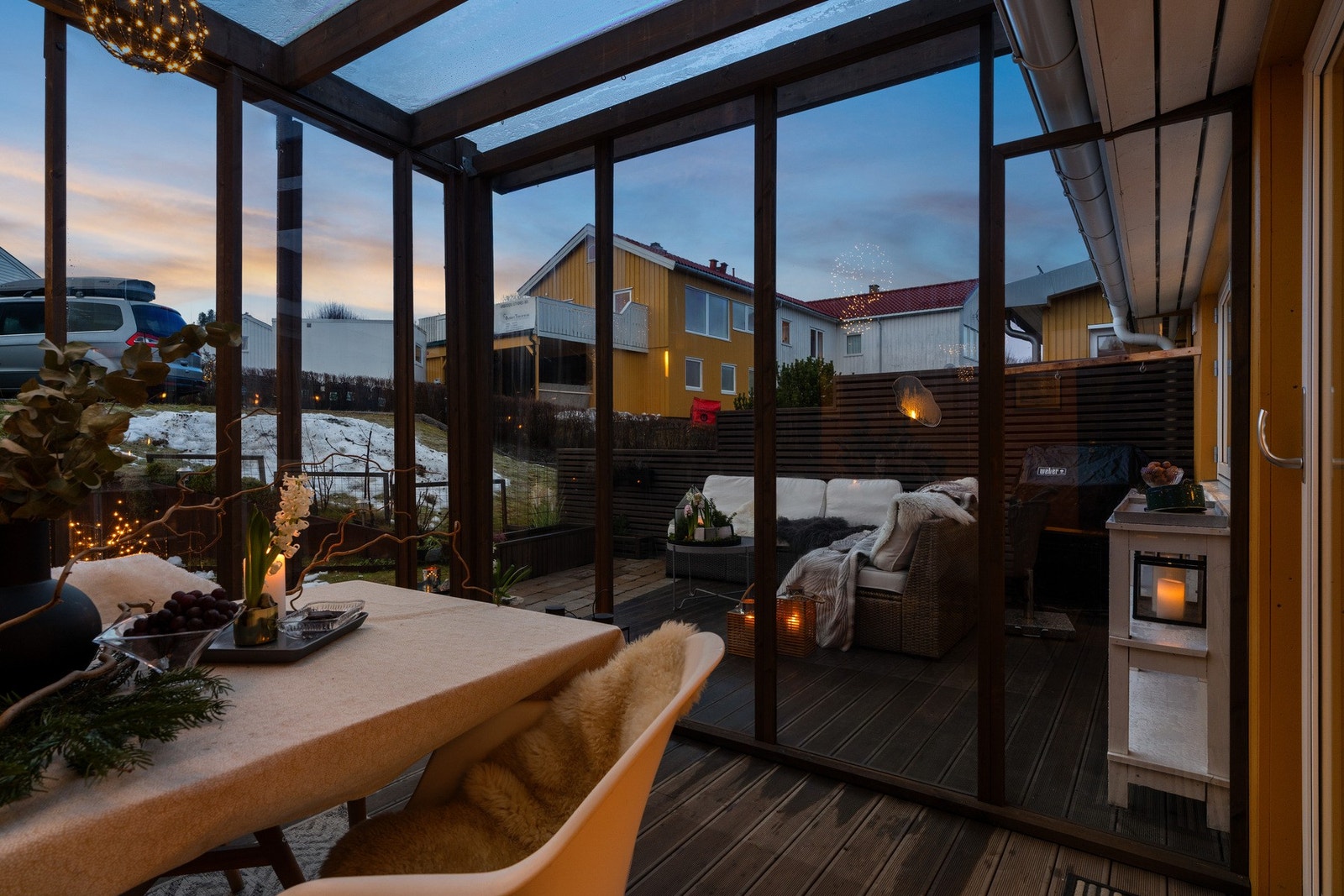 Avtagbare vindusvegger. Galleribilde