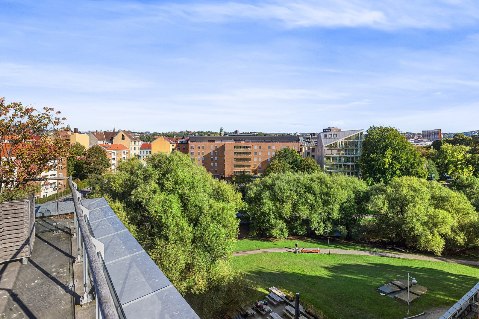 Flott utsikt over Vulkan, St. Hanshaugen og Grünerløkka Galleribilde