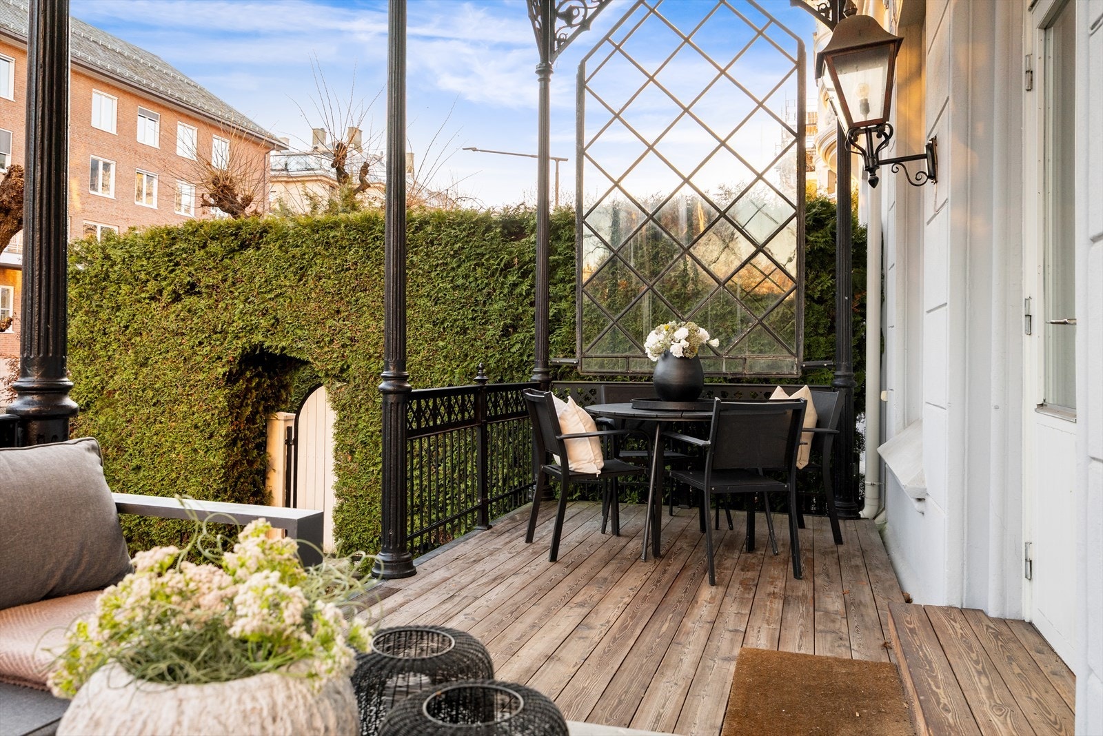 Her kan du nyte rolige morgener og hyggelige ettermiddager i grønne omgivelser. Galleribilde