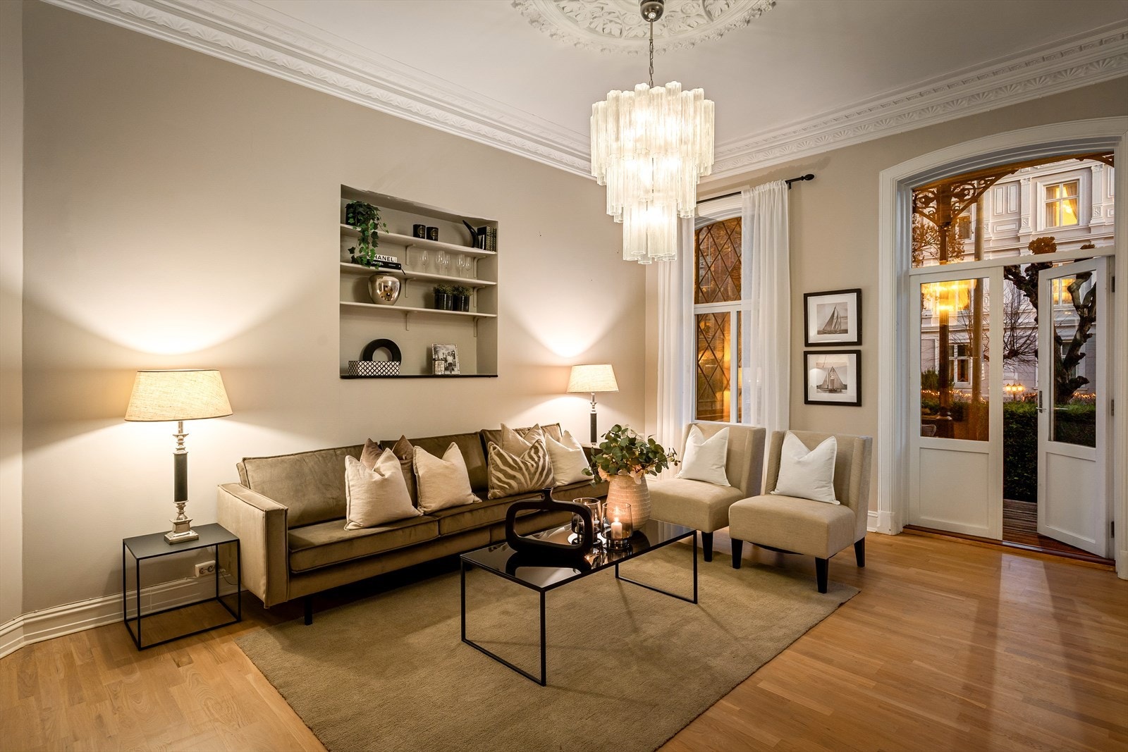 Kveldsstemning. Galleribilde