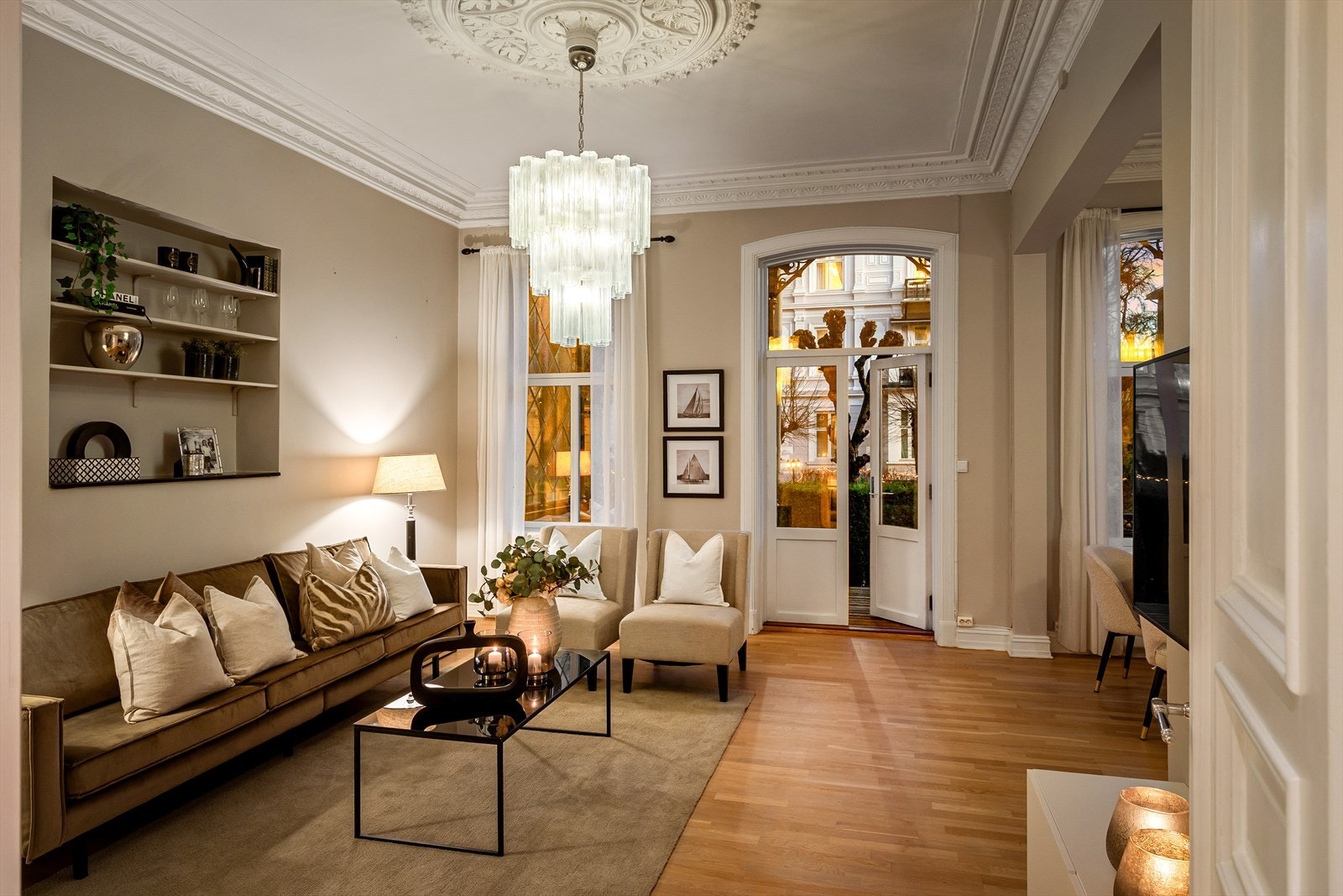 Kveldsstemning. Galleribilde